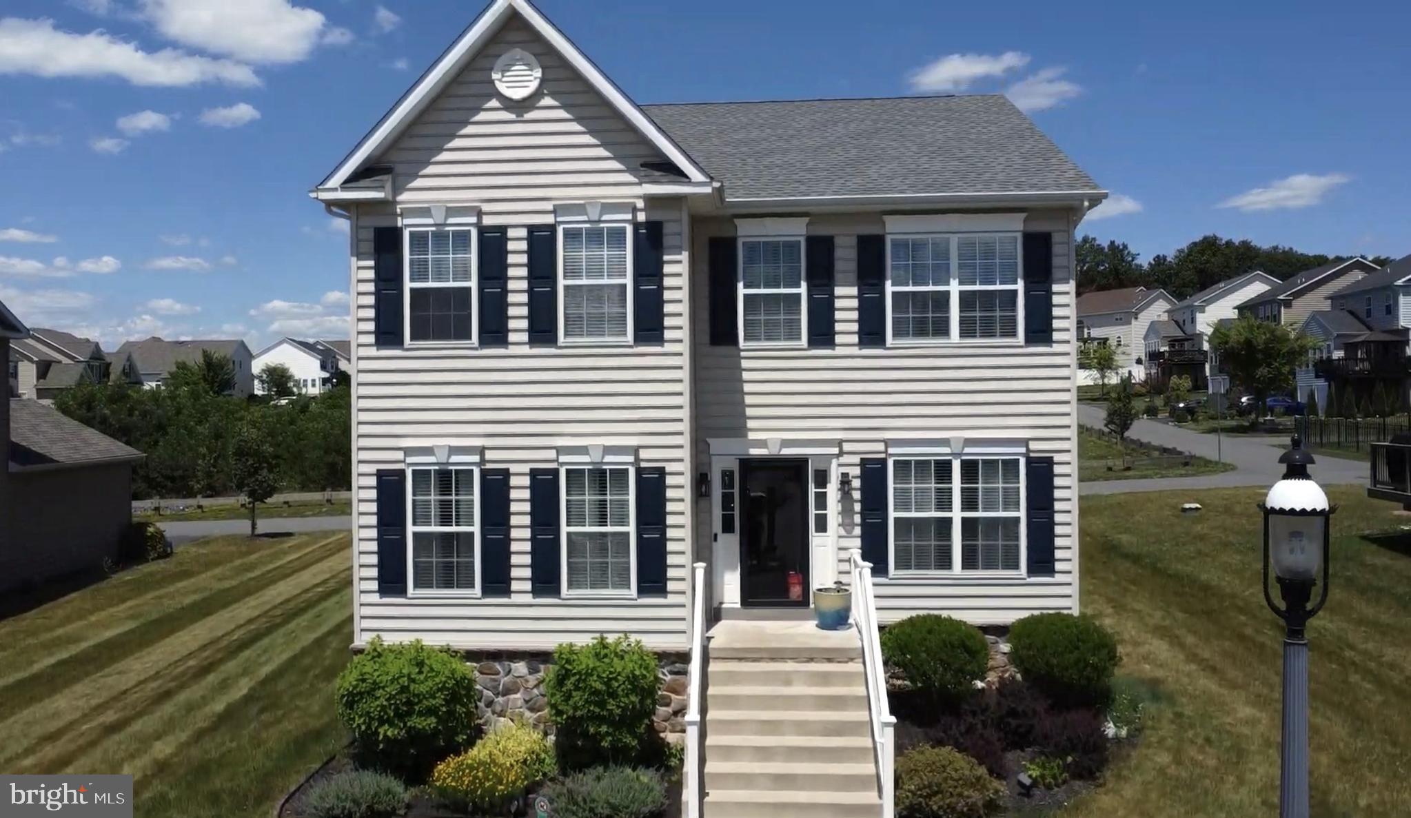 Welcome to 2114 Larkspur Court — Where Legacy Begins.
Nestled in the sought-after Northgate community of Pennsburg, this stunning 4-bedroom, 3-bathroom colonial offers nearly 3,000 square feet of beautifully finished living space — including a fully finished basement — in one of Montgomery County's most desirable neighborhoods.
From the moment you arrive, the hardwood entry foyer sets the tone: warm, welcoming, and well-appointed. The open floor plan flows naturally from the formal living and dining room into a bright, eat-in kitchen featuring granite countertops, stainless steel appliances and generous prep space — all finished with easy-care vinyl flooring built for real life. The family room just off the kitchen is the perfect gathering place, filled with natural light and comfortable underfoot with plush carpet.
Upstairs, the primary suite is a true retreat. Unwind in the elegant corner soaking tub, refresh in the stand-up shower, get ready at the double-sink vanity, and appreciate the privacy of a separate water closet — a spa-inspired bathroom that checks every box. Three additional well-sized bedrooms and a full hall bath complete the upper level, with room for family, guests, or a dedicated home office.
Head downstairs to one of the home's standout features — a fully finished basement designed for entertaining and enjoyment. Shoot a game of pool, belly up to the bar, or simply relax in your own private retreat. This lower level transforms the home into a true entertainer's dream.
Step outside to a newly built deck on the side of the home — the ideal spot for morning coffee, evening gatherings, or simply soaking in the fresh air of your 0.20-acre lot with a private rear yard.
Minutes from Route 663, Route 309, the NE Extension of the PA Turnpike, Green Lane Reservoir, Upper Perkiomen YMCA, and local shopping. Served by the Upper Perkiomen School District.
This home has the space, the style, and the upgrades to match your lifestyle. Come see it — and make it yours.