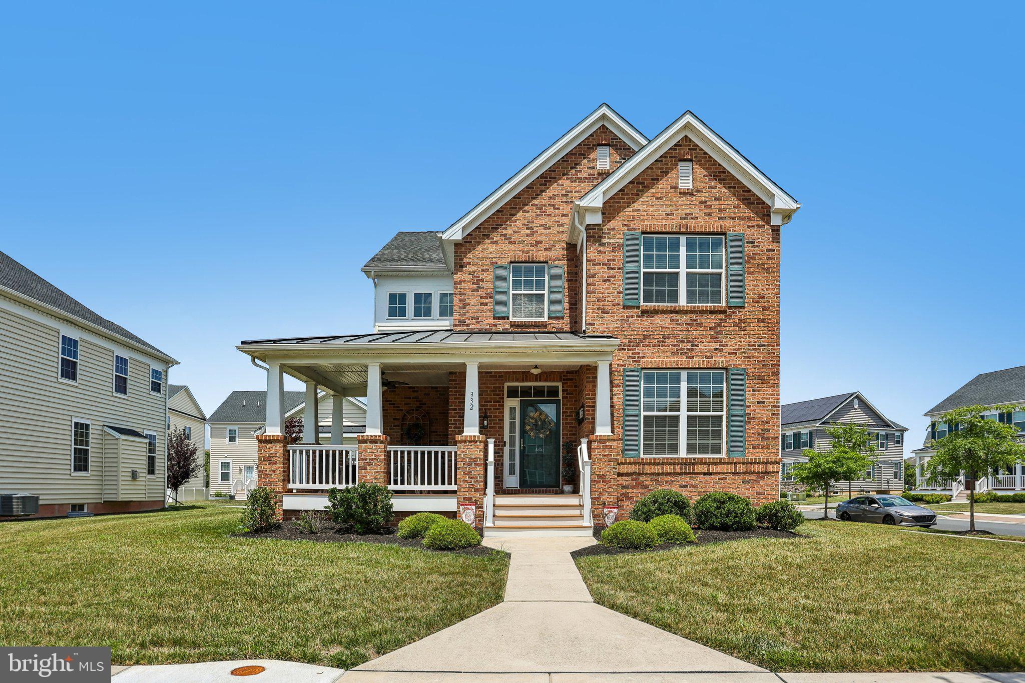 Better Than New with over 80K in updates by the original owner! This stunning home offers the perfect combination of luxury finishes, functional living space, and exceptional curb appeal. Situated on a desirable corner lot, you'll love relaxing on the charming front porch with ceiling paddle fan.

Inside, the open-concept floor plan showcases hardwood floors, custom trim, elegant wainscoting, crown molding, and abundant natural light. The gourmet kitchen features granite countertops, stainless steel appliances, an oversized center island, and opens effortlessly to the spacious family room, creating the ideal gathering space.

The Owner's suite is a true retreat with a luxurious en-suite bath offering a soaking tub, oversized tiled shower, dual vanity, and expanded walk-in closet The second foor laundry room makes everyday living easy with its custom built in cabinetry

The beautifully finished lower level adds incredible versatility with a warm electric fireplace and generous space for entertaining, watching the big game, exercising, or working from home.  It also has a full bath so its perfect for guests staying an extended time.

With a detached two-car garage, beautiful landscaping, and impeccable condition throughout, this is a home you'll want to see before it's gone.

Elegant. Spacious. Move-in ready. Welcome home.