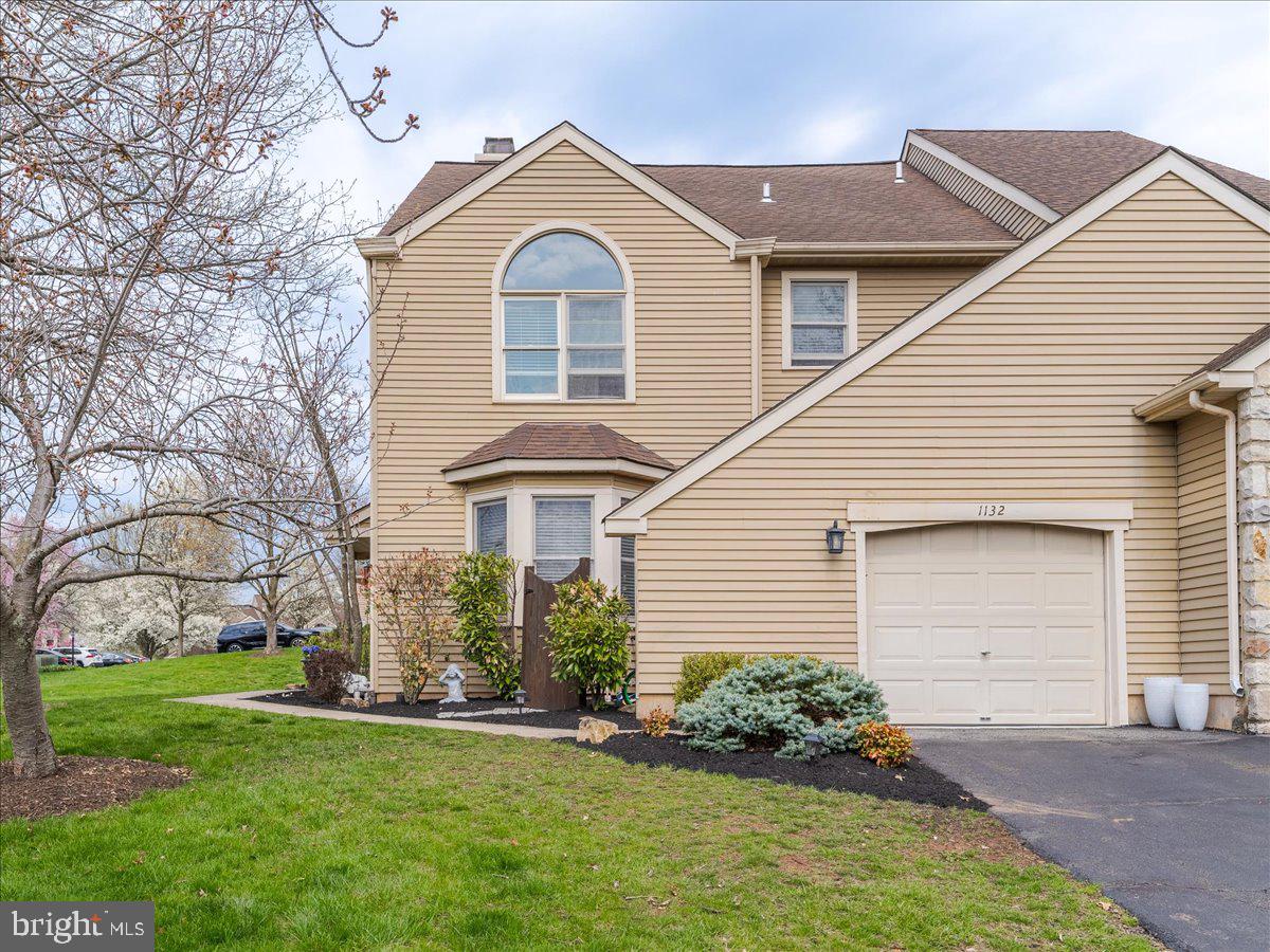 Welcome home! This end unit is move in ready! Well maintained with new paint throughout the first floor. Along with newly stained hardwood floors and upstairs carpet. Off the entry way through the french door there is a nice size office/family room. Also this first floor offers a dinning area, update power room and living room with a warming gas fireplace. Over looking the living room is the lovely kitchen complete with white cabinets, granite countertops and stainless steel appliances. The new sliding glass door leads you to a very nice size back deck, perfect for entertaining! Upper level offers three spacious bedrooms, full hall bath and laundry. The Master bedroom has a large walk-in closet and beautiful remodeled bathroom. Full basement just waiting to be finished for extra living space. 1 Car garage and two car driveway parking. This home has a lot to offer and located is a great area.