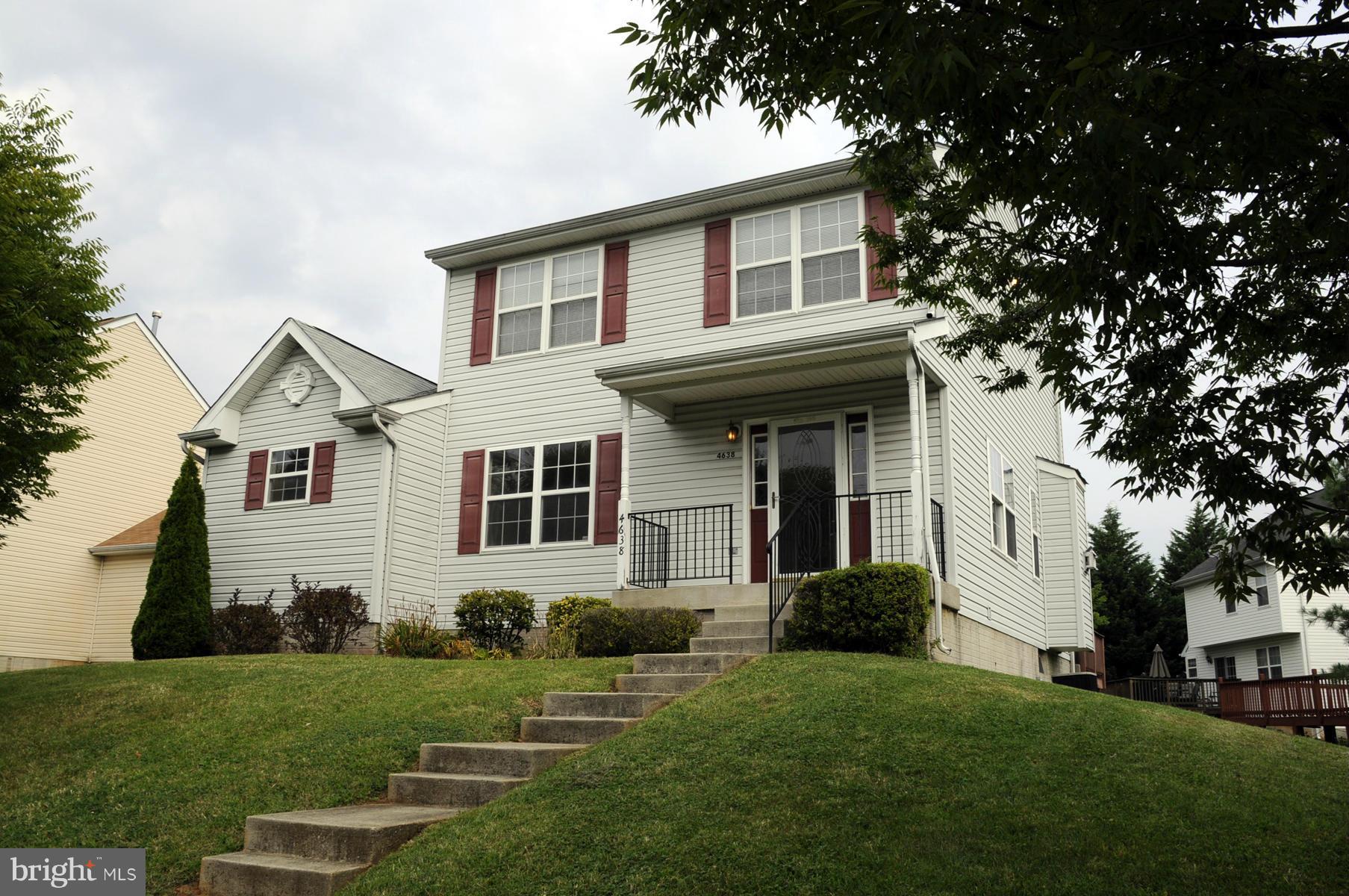 This beautifully maintained 3 bedroom 3.5 bath Colonial is a must see.  Large, cozy family room with gas fireplace.  Open living room/dining room combo.  Half bath on main level, 1 car garage enters into eat-in kitchen.  Large master suite with private bath.  large rec room in basement with full bath and bonus room that could used as a 4th bedroom.