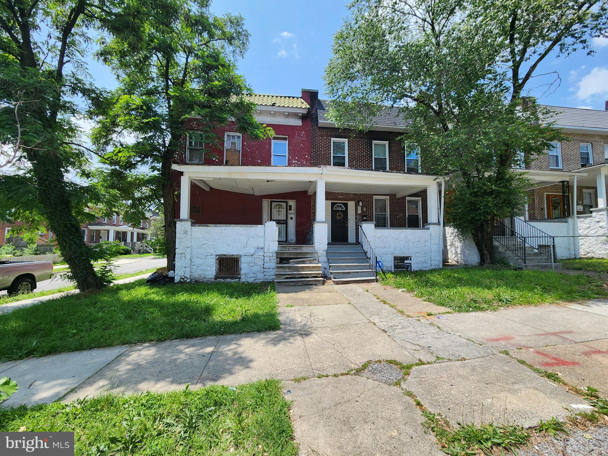 POST AUCTION! Make an offer, buy it now! Deposit: $7,500.
 
This two-story townhouse is located in the  neighborhood of Baltimore City. Residents can enjoy the nearby facilities and attractions such as the Coppin State University. This property is occupied. The area offers easy access to the major traffic route, W North Ave, connecting to downtown Baltimore and surrounding neighborhoods.