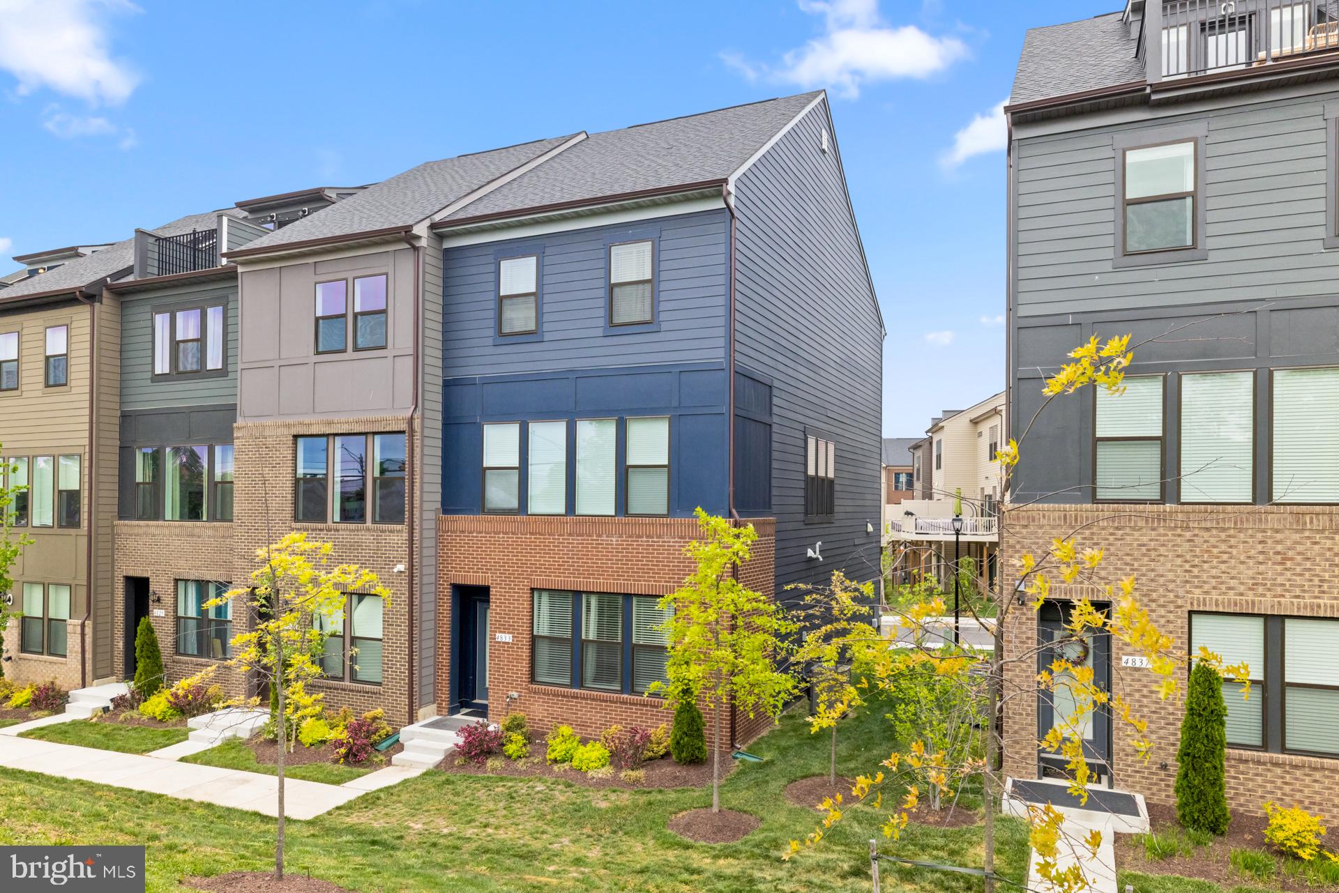 Beautiful like new end unit townhome in the sought after Vista Gardens community built in 2024 offering over 2200 square feet across three levels. Recent price improvement to 537000 making this one of the best values in the community. The main level features a bright open layout with a spacious living area and a stylish kitchen with a large center island stainless steel appliances and seamless flow into the dining space. Upstairs offers generously sized bedrooms including a well appointed primary suite with private bath and ample closet space along with convenient upper level laundry. A rare highlight is the full two car garage providing both parking and additional storage unlike many homes in the community. Neutral finishes and abundant natural light throughout. Ideally located near major commuter routes including Route 50 and I 95 as well as shopping and dining. Move in ready and available for immediate occupancy.