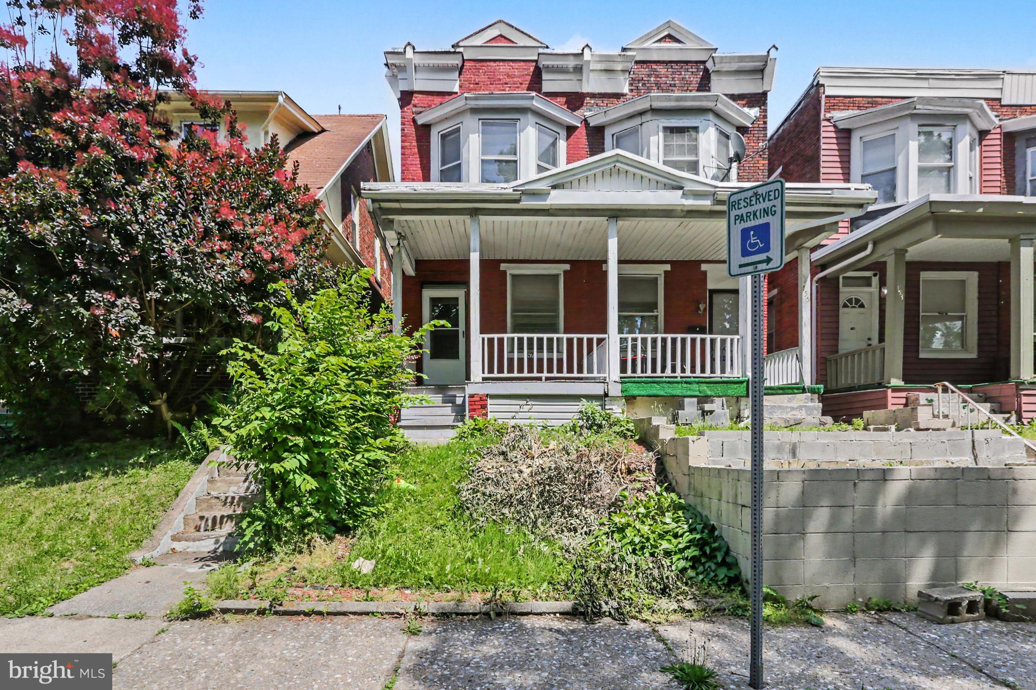 Attention Investors & Savvy Buyers! Bring your vision and maximize your ROI with this solid 3-bedroom, 1-bathroom brick semi-detached home in Harrisburg. Offering an incredible footprint and massive equity potential, this property is being sold as-is and is priced to move. The main level features a spacious living room, a formal dining room perfect for entertaining, and a kitchen situated in the rear. Upstairs, you’ll find a functional layout with three hall-entered bedrooms, a full bathroom, and a bonus enclosed porch offering excellent storage or creative flex space. The Bones Are Here: The home boasts original hardwood floors throughout just waiting to be refinished, natural gas heat, and a natural gas water heater installed in 2025. Whether you are looking for your next flip, a high-performing addition to your rental portfolio, or a sweat-equity project to call home, 157 Royal Terrace is packed with possibilities. Schedule your showing today and unlock the value!