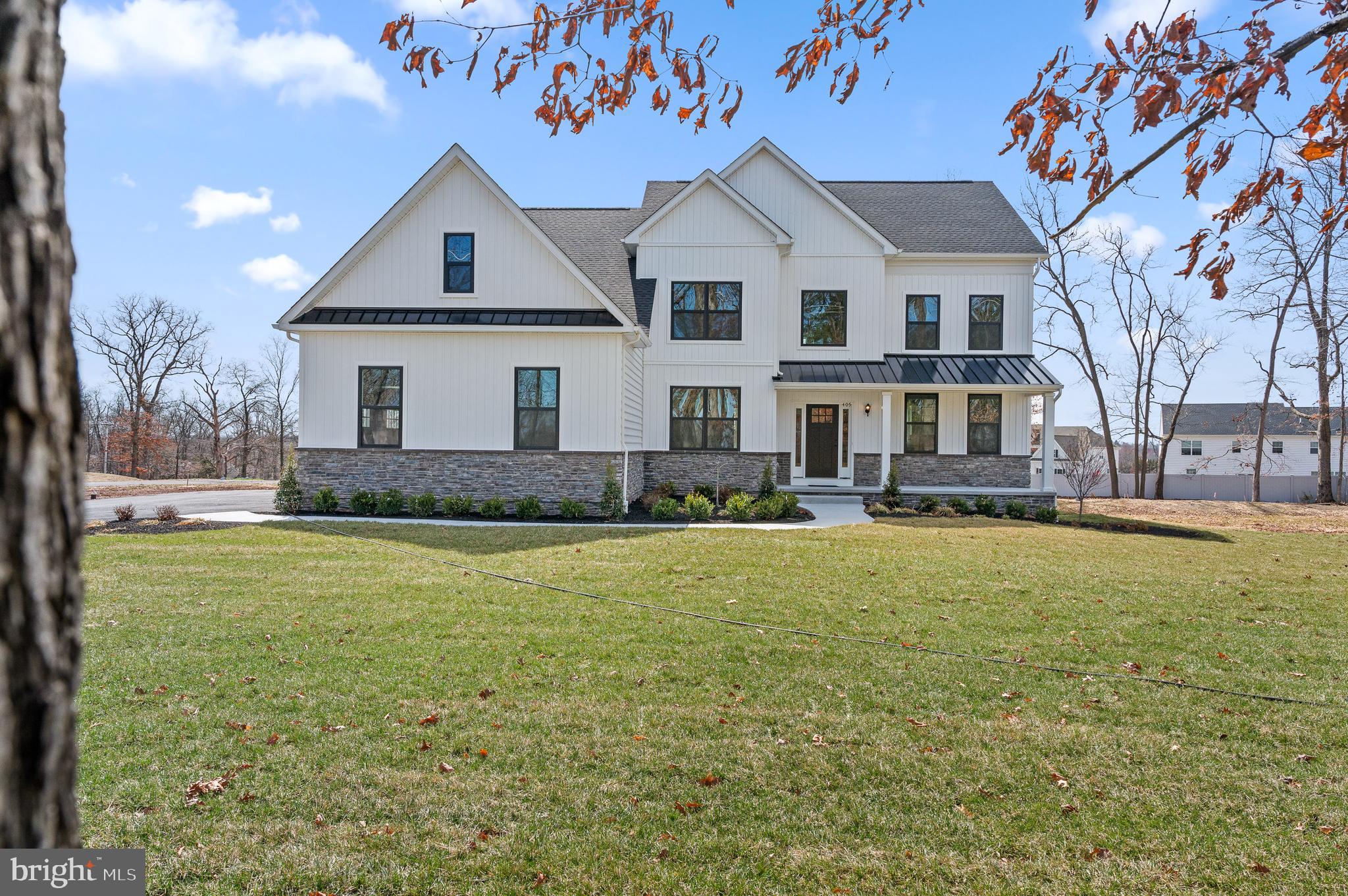 LARGE BEAUTIFUL SETTING WAITING FOR YOU TO MAKE IT YOUR OWN! LOT 5 at Arden Reserve offers 3.86 Acres with a Walk-Out Basement and Breathtaking Views! New Construction Single Homes at Arden Reserve- Cul-de-Sac subdivision accented by mature trees in the desirable Township of Worcester, Methacton School District with lot sizes ranging from .78 to 3.89 acres. The convenient location puts you within minutes of grocery stores, luxury shopping, and major routes such as 363, 422, 29, 476, and 76.  Valley Forge Historical National Park, King of Prussia Mall, Skippack Village and Collegeville Providence Town Center are all just a short drive away.  This listing is for our Four Bedroom Three and a Half Bath Morgan Farmhouse Model. With 3625 sqft this home gives you everything you could ask for from a gourmet kitchen, first floor study, expansive master suite, en-suite bathrooms, light drenched sunroom, second floor laundry room, three car garage, full front porch and an extensive list of standard features such as 7 1/2" hardwood on the entire first floor, quartz kitchen countertops, fireplace, oak craftsman staircase, luxurious master tiled shower, and so much more.  Lot Premiums do apply. Property Taxes to be assessed after settlement any quoted taxes are an estimate only. Advertised photos are both renderings and photos of a previously built similar model that shows upgrades not included as a standard. OTHER MODELS AVAILABLE! List Price is inclusive of base price of Morgan Farmhouse and required Walk-out Package. *List Price Includes New Year Incentive and Lot Premium Waiver