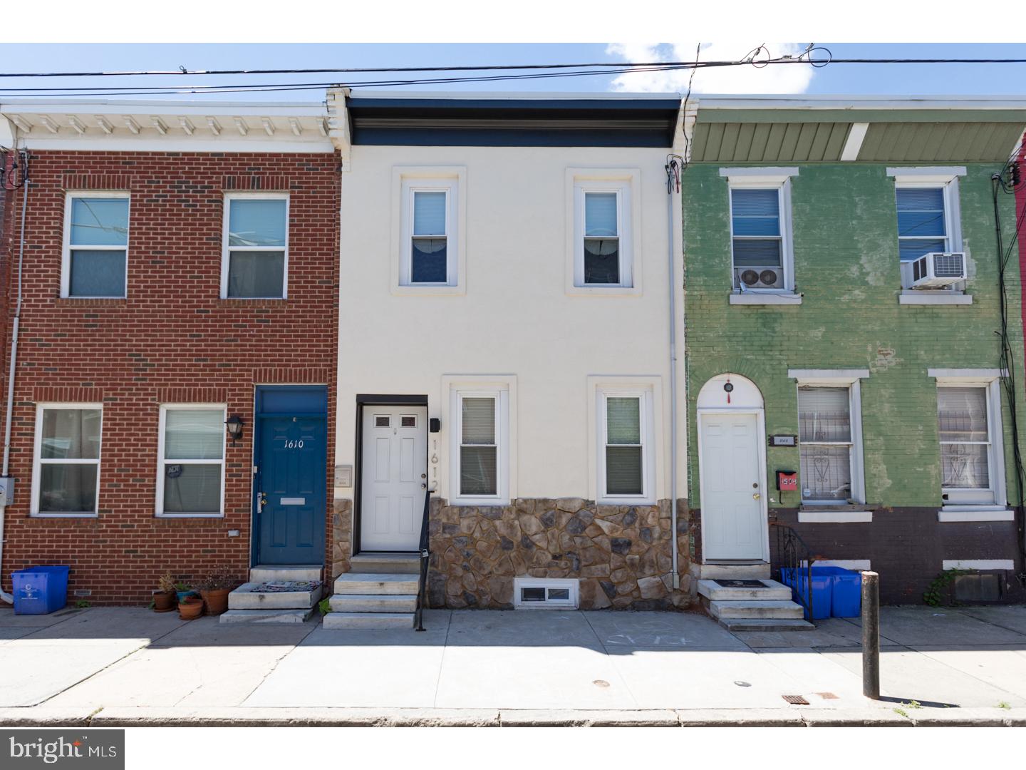 Welcome to 1612 Latona St, located in super convenient and desirable Newbold and becoming available for a mid July move-in. This 2 bed, 1 bath row home was fully renovated in 2015 with many amazing features, such as central air, hardwood floors throughout, modern kitchen with shaker style cabinetry, stainless appliance package, and much more. Very nice open concept living and dining area on the first level is a great entertaining space, that makes way to the modern kitchen and rear patio with plenty of room for gardening, grilling, & chilling. Upstairs you will find two bedrooms with ample closet space and ceiling fans, along with the full hall bath. Full unfinished basement with room for storage, mechanicals, and washer & dryer. Schedule your showing today!