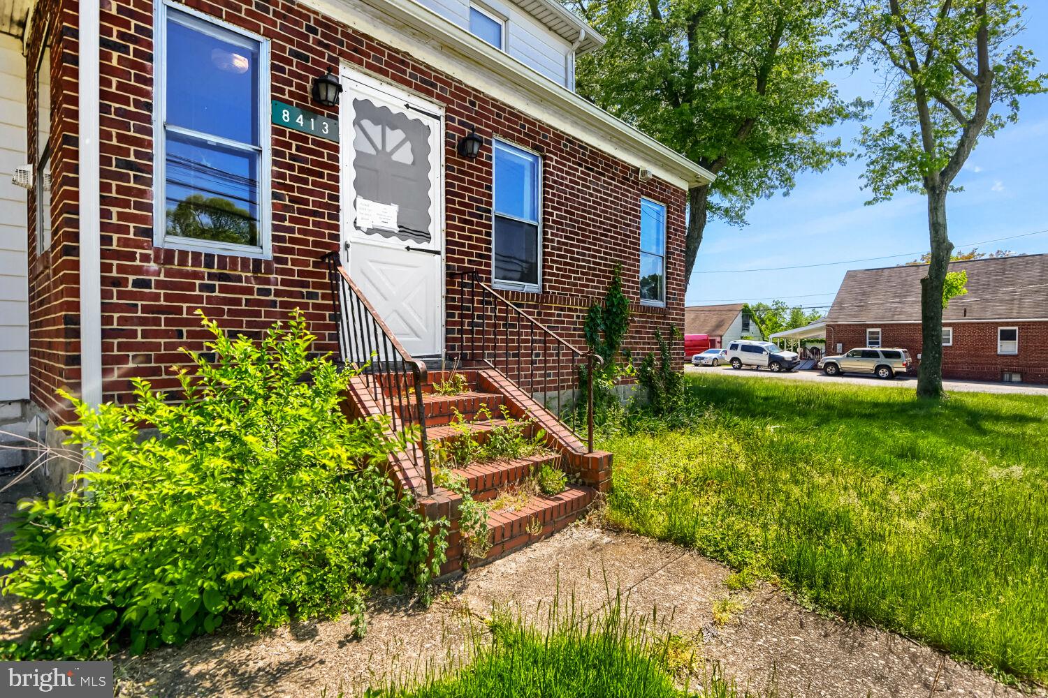 Welcome to this incredible investment opportunity at 8413 Philadelphia Rd! This versatile duplex is perfect for investors looking to expand their portfolio or buyers ready to start building wealth through house hacking. The upper-level unit features 1 spacious bedroom and 1 full bathroom and is currently rented for $700 per month, providing immediate rental income. The main-level unit offers 2 bedrooms, 1 full bathroom, and access to a basement ready for your vision and finishing touches.

Adding even more value, the property includes a huge detached garage currently rented for $400 per month, creating an additional income stream. Whether you are looking to live in one unit while collecting rent from the others or add a cash-flowing property to your portfolio, the possibilities here are endless. Conveniently located near major commuter routes, shopping, dining, and everyday conveniences. Sold strictly as-is. Don’t miss this fantastic opportunity to own an income-producing property with tons of potential!