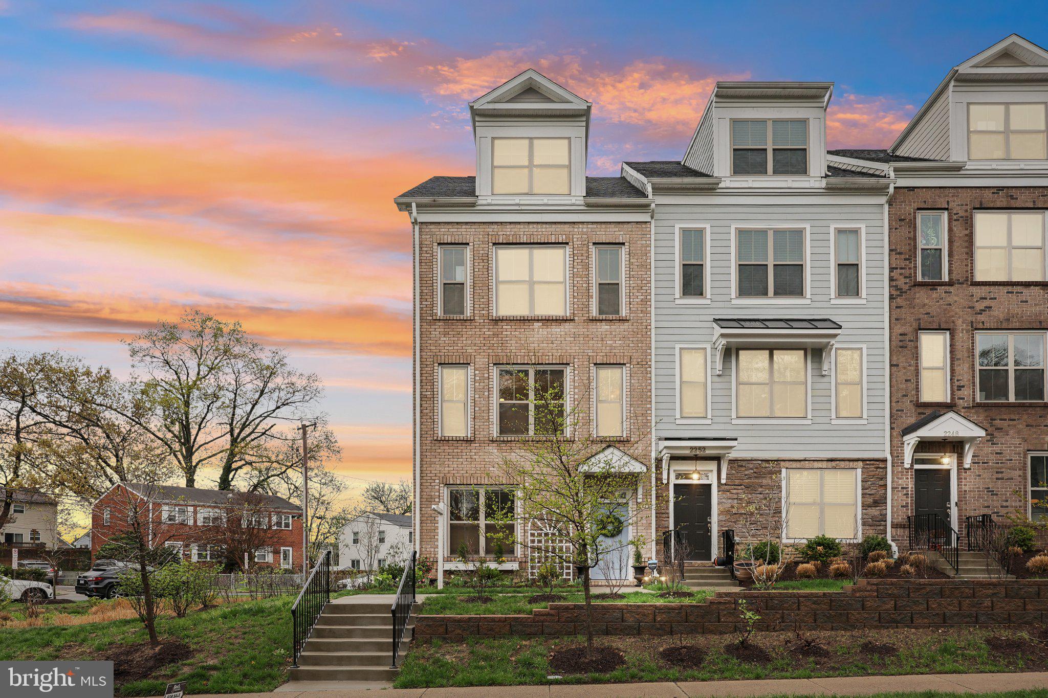 Experience sophisticated design in this beautifully upgraded four-level townhome in the sought-after Townes at South Glebe II. This home features thoughtful custom details throughout.

The entry level includes a versatile bedroom with a custom closet and queen Murphy bed, perfect as a home office or guest suite. An upgraded bath with a designer vanity and fixtures adds a touch of elegance.

On the main level, the open-concept living area showcases a gourmet kitchen with quartzite countertops, a bold hood range, and an oversized island. Designer pendant lights, custom built-ins framing the gas fireplace, and elegant tray ceilings enhance the space. Step onto the deck to enjoy your morning coffee or unwind in the evening.

Upstairs, the owner’s suite offers a spa-like bath, custom closet, and abundant natural light. An additional bedroom with an en-suite bath and custom storage provides a comfortable retreat for guests.

The top level serves as a private getaway with a bedroom, full bath, sitting area, and access to a second outdoor deck—ideal as a guest suite, office, or creative space.

A spacious garage with ceiling rack storage and a Rubbermaid FastTrack system keeps gear organized. Outside, professionally designed landscaping features hydrangeas and a charming window box.

Located in a welcoming community, this home is minutes from the Pentagon, Shirlington’s restaurants and shops, the W&OD Trail, parks, and the Army Navy Country Club.