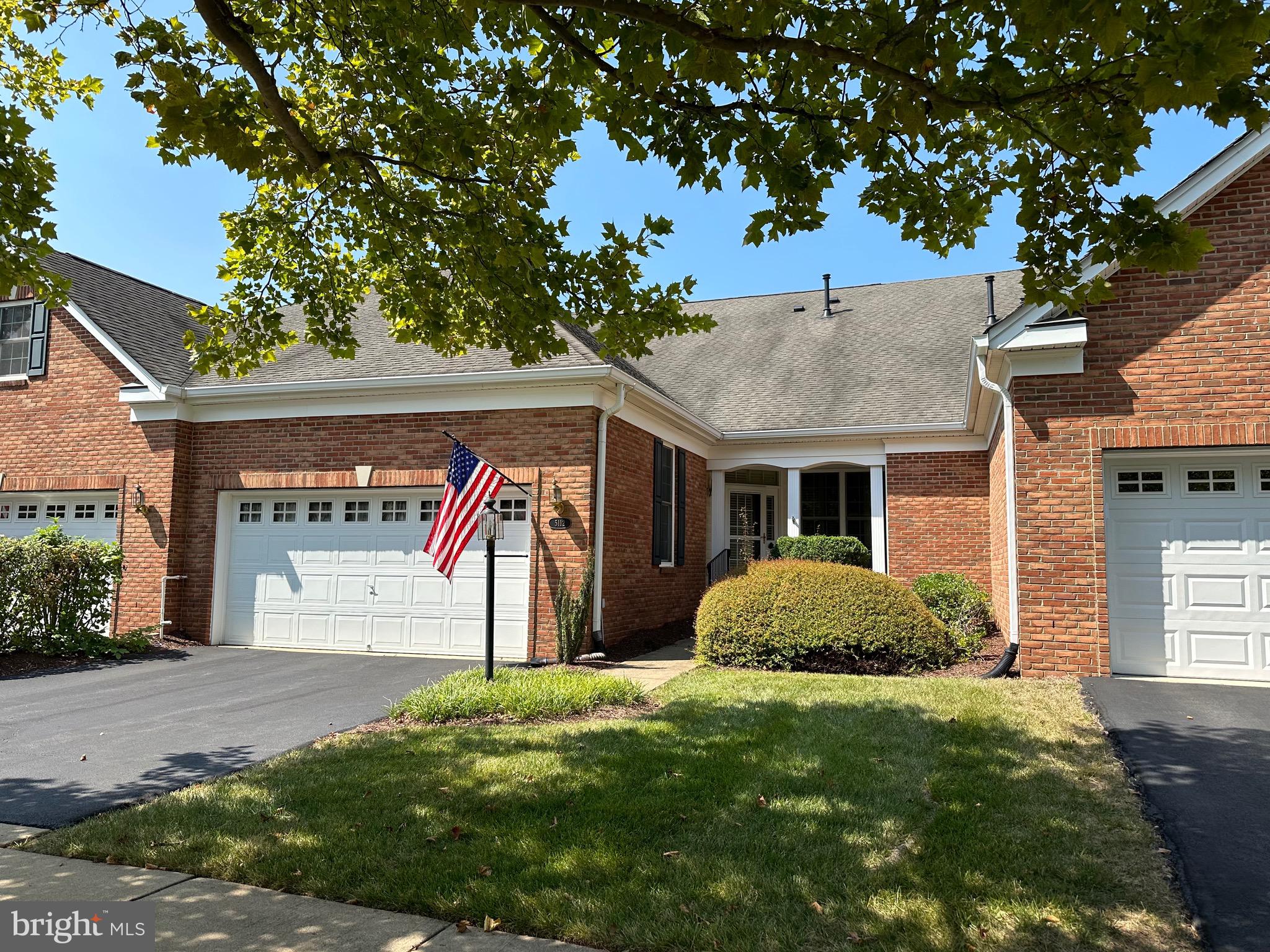 INVESTOR ALERT!!  ALL Offers due by Friday at 12n! Active Adult 55+ living at its best! Welcome to this well-maintained Toll Brothers townhome in the highly desirable Regency at Dominion Valley community. This charming two-level home boasts 2,358 square feet and features three bedrooms, three full baths, a beautiful brick walkway, inviting front porch. Kitchen has ample counter space, plus a pantry for storage. A bright and open family room with access to private patio which offers tranquil views of the lush green space and common area. A spacious primary bedroom suite features a large walk-in closet and an en-suite bath with a double sink vanity and separate shower. The laundry room is conveniently located on the main level and leads to a two-car garage. This home is equipped with a new HVAC system (installed in 2023) and offers all the benefits of low-maintenance living. 

The HOA covers cable TV, common area maintenance, high-speed internet, lawn maintenance, shrub trimming, snow removal, and trash. Enjoy an active and vibrant lifestyle in this sought-after gated community with top-notch amenities such as a clubhouse, dog park, fitness center, golf course membership available, jog/walk path, meeting room, indoor and outdoor pools, putting green and tennis courts. Make this your next chapter in comfort and style!
