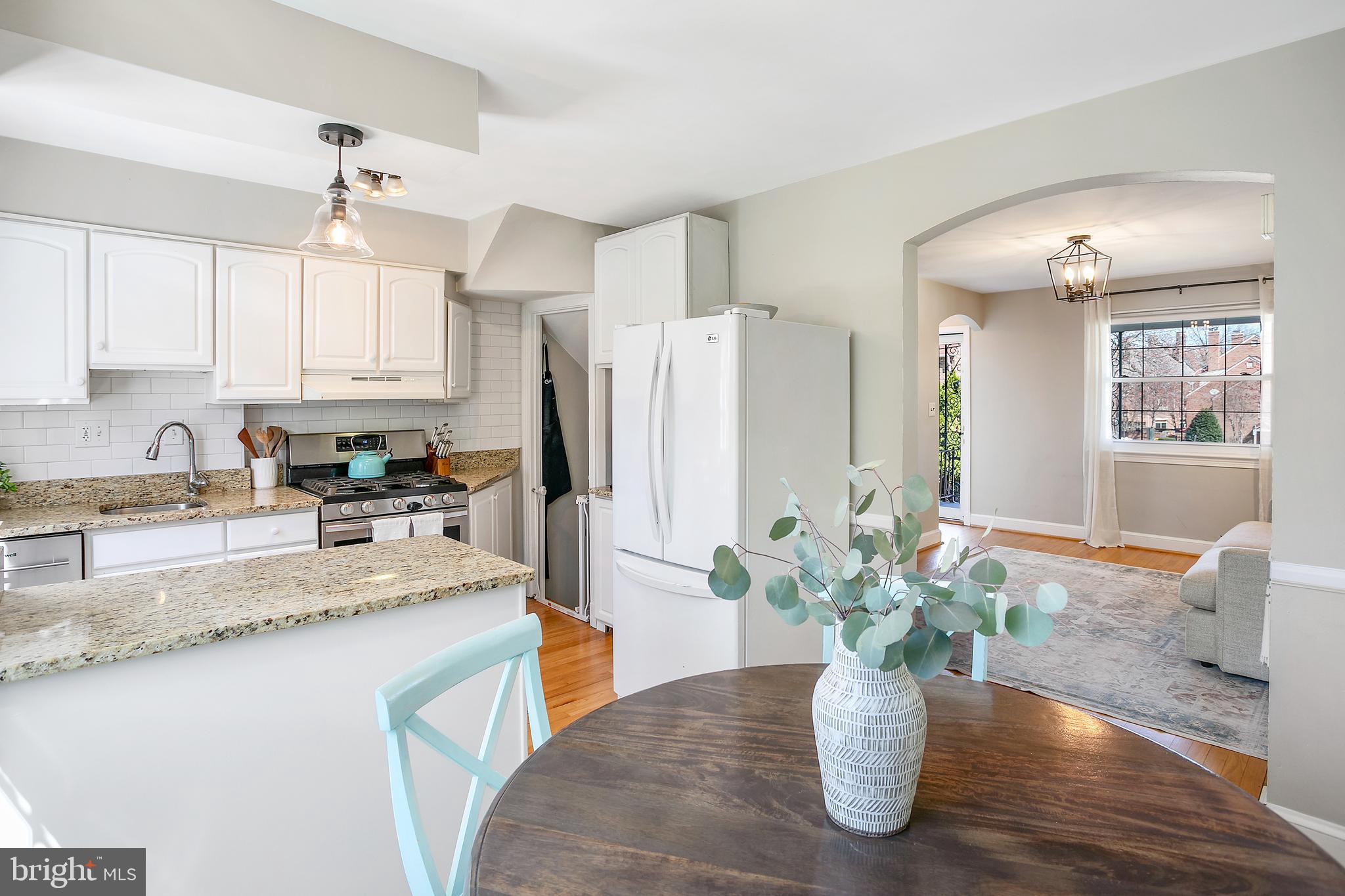 Experience charm and modern upgrades in this beautifully maintained home at 1120 Portner Rd in Alexandria. The freshly painted exterior exudes curb appeal, complemented by a newly replaced rear fence and a patio that has been thoughtfully redone for your outdoor enjoyment.

Step inside to discover an opened kitchen with a stylish backsplash, stainless steel appliances, granite counters and contemporary lighting fixtures and an eat in area. Updated ceiling fans have been added in each upstairs bedroom.

The versatile lower level offers ample space, ideal for use as a recreation area or guest room, complete with a second full bath, abundant storage options and a walk up exit leading you from the lower level to the rear yard.