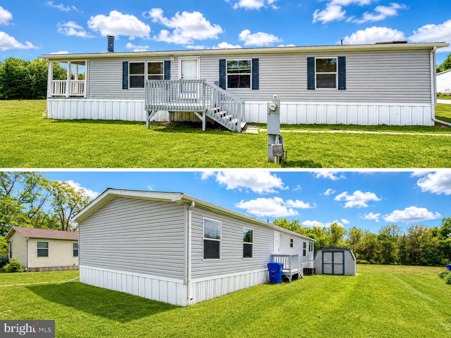Welcome to this spacious 2006 double-wide home located in the desirable Ridge Community Park, just minutes from historic Gettysburg and convenient to Route 15.
Inside, you'll find a generous living room featuring a cozy fireplace, a large kitchen with center island and adjoining dining area, and three bedrooms. The primary suite offers a walk-in closet and a private bath complete with a soaking tub. A separate laundry room includes the washer and dryer.
Step outside and enjoy beautiful sunset views from the rear covered porch. An additional garden shed provides extra storage space.

⚠️ Important Property Information:
This property is being sold strictly AS-IS. It appears the plumbing system froze during a previous winter, and the condition of all plumbing is unknown. Buyers should anticipate that repairs or replacement of plumbing components may be necessary, and possible repair of unevenness in the kitchen floor. . Seller will make no repairs. All inclusions convey in their current as-is condition.
Cash buyers only. The home has been aggressively priced to reflect its condition and presents an excellent opportunity for investors, flippers, or buyers looking to renovate and build equity.