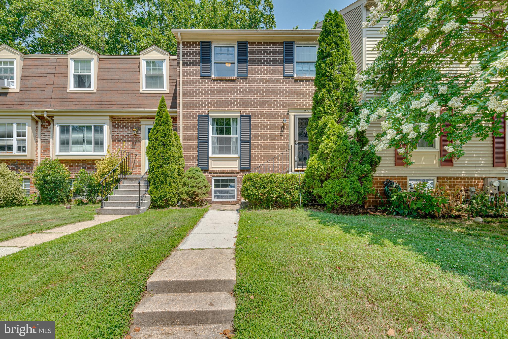 Beautiful Remodeled Townhome Just Listed!!  Open flowing  floorplan  .  Kitchen is upgraded with SS appliances , Granite and upgraded cabinets.  Slider leads to the deck that backs to the woods for  extra privacy. Upper level has 3 bedrooms with updated bath with double vanity,  Lower level with wet bar hook-up and awesome walk out to private patio!  Fast settlement is ok!