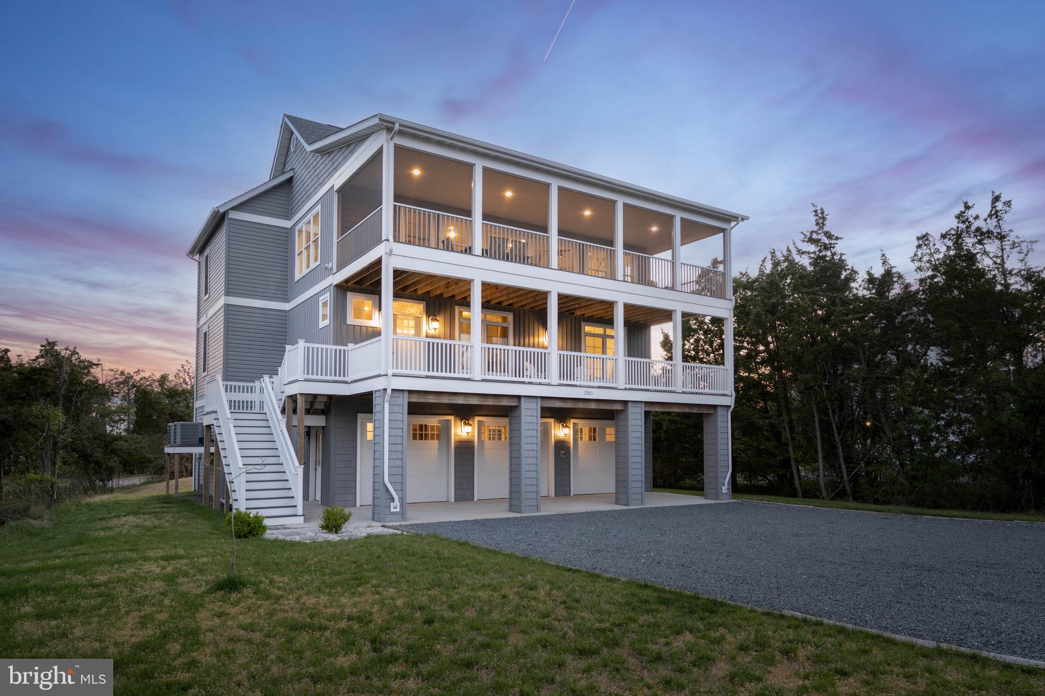COASTAL LUXURY with Unobstructed Views, Beach Access & Proven Rental Income in Broadkill Beach! Welcome to Seaside Osprey House, a custom-built 4-bedroom home with private den, 3 full and 2 half baths, located in the coveted bayfront community of Broadkill Beach. Just 4 years young, this turnkey coastal retreat offers a seamless blend of modern luxury, panoramic views, and exceptional investment potential. Designed with an inverted floor plan to capture natural light and surrounding beauty, the home showcases expansive windows framing sweeping views of Prime Hook Wildlife Refuge and Broadkill Beach. Dual screened porches provide the perfect setting to enjoy both sunrise and sunset—ideal for dining, entertaining, or relaxing in the coastal breeze. A built-in ADA-compliant elevator services all levels for added convenience, while the oversized 3-car garage offers abundant space for vehicles, storage, and beach gear. The fully insulated ground level includes a finished bonus room, offering flexible use as a home office, gym, or additional guest space. With direct beach access just across the street, everyday coastal living is effortless. For investors, this property stands out as a proven income producer, generating over $130,000 in rental income over the past three years. Whether you're seeking a luxury beach getaway, a private coastal retreat, or a high-performing short-term rental, Seaside Osprey House delivers on lifestyle, income, and location. Schedule your private showing TODAY!