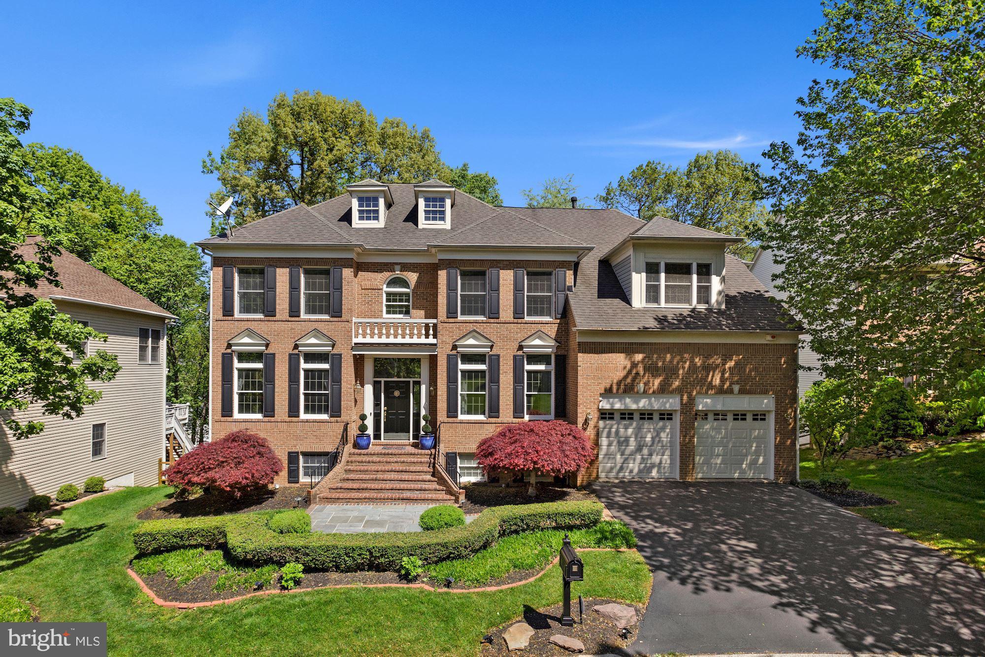 Exquisite home with custom updates, nestled in a well-groomed cul-de-sac within the highly desired Potomac Grove Community. Graciously-proportioned +6,000’ Sq. Ft. floor plan provides a rare balance of separation of rooms with cohesive entertaining flow. Main level highlights custom hardwood inlays inclusive of custom handed-fitted wooden medallion featuring exotic woods. Main level offers formal living room and dining rooms, gourmet French Country style eat-in kitchen with imported Italian tiles, Sub-Zero refrigerator/freezer, built-in wine fridge, separate ice maker, double wall ovens and all stainless steel appliances. A family room with built-in speakers and wood-burning fireplace, sunroom, library/study with built-in bookcases, newly updated powder room with custom lighting, mud room/laundry renovated oversized Samsung Washer & Dryer, oversized deck plus two car attached garage, all help to appoint the main level. Second level features MUST SEE newly updated Master Suite and custom en-suite bath, both appointed with imported Spanish porcelain tiles, 2-zone Heated Floors, beautiful large crystal-chandelier highlights vaulted bedroom ceiling, his/her walk-in closets, bathroom features a oversized luxury BainUltra tub (with heated backrest, advanced spa jets and LED lighted therapy), resort-style shower w/rain shower and body jets, heated towel rack, motion censored LED lighting,  privacy tented garden windows, guest room with en-suite bath, two additional bedrooms and Jack-and-Jill bath. In addition the basement offers a surprising spit-level design, highlighted by vaulted 14’ ceiling, walk-out lower level has a recreation room, bedroom with full bath, perfect for au-pair or in-laws, arts & crafts room and plenty of storage room.  Lovingly maintained and upgraded by the current owners, state-of-art security system, resurfaced driveways.  Dual Zone HVAC ’15. hurry... won't last long, absolutely the most beautiful home in this price range on the market!