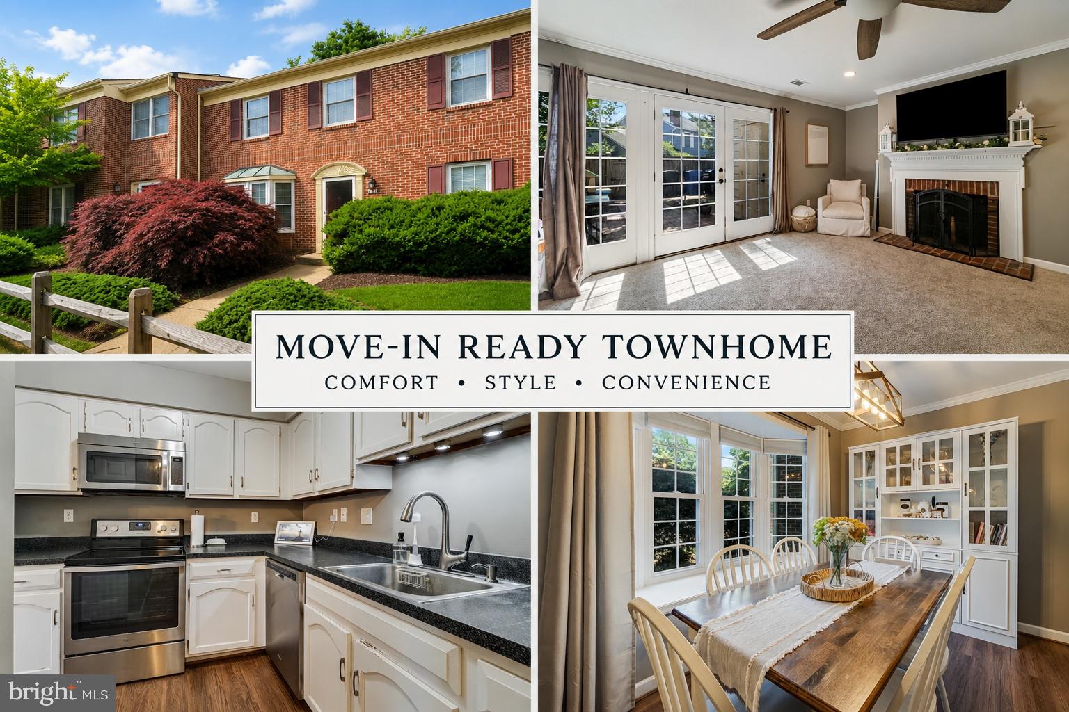 Welcome home to this meticulously maintained brick townhouse nestled in the highly sought-after Hickory Ridge community in La Plata! Offering timeless curb appeal and thoughtful updates throughout, this move-in-ready home features a brand-new roof, newer windows, and the added bonus of NO SCHOOL EXISE TAX!!!

Inside, you'll find comfortable living spaces, while outside you'll enjoy your private pavered patio with a fenced in backyard. This well established neighborhood is known for its convenience and charm and is located just minutes from downtown La Plata giving you easy access to shopping, restaurants, parks, schools, and all the amenities the area has to offer, with an easy commute to Washington, D.C., Joint Base Andrews, and Naval Support Facility Indian Head. Enjoy the ease of low-maintenance living, with the HOA covering exterior maintenance, lawn care, common area maintenance, road maintenance, and trash service. Home qualifies for 100% financing. Don't miss your opportunity to own this exceptional home—schedule your private showing today!