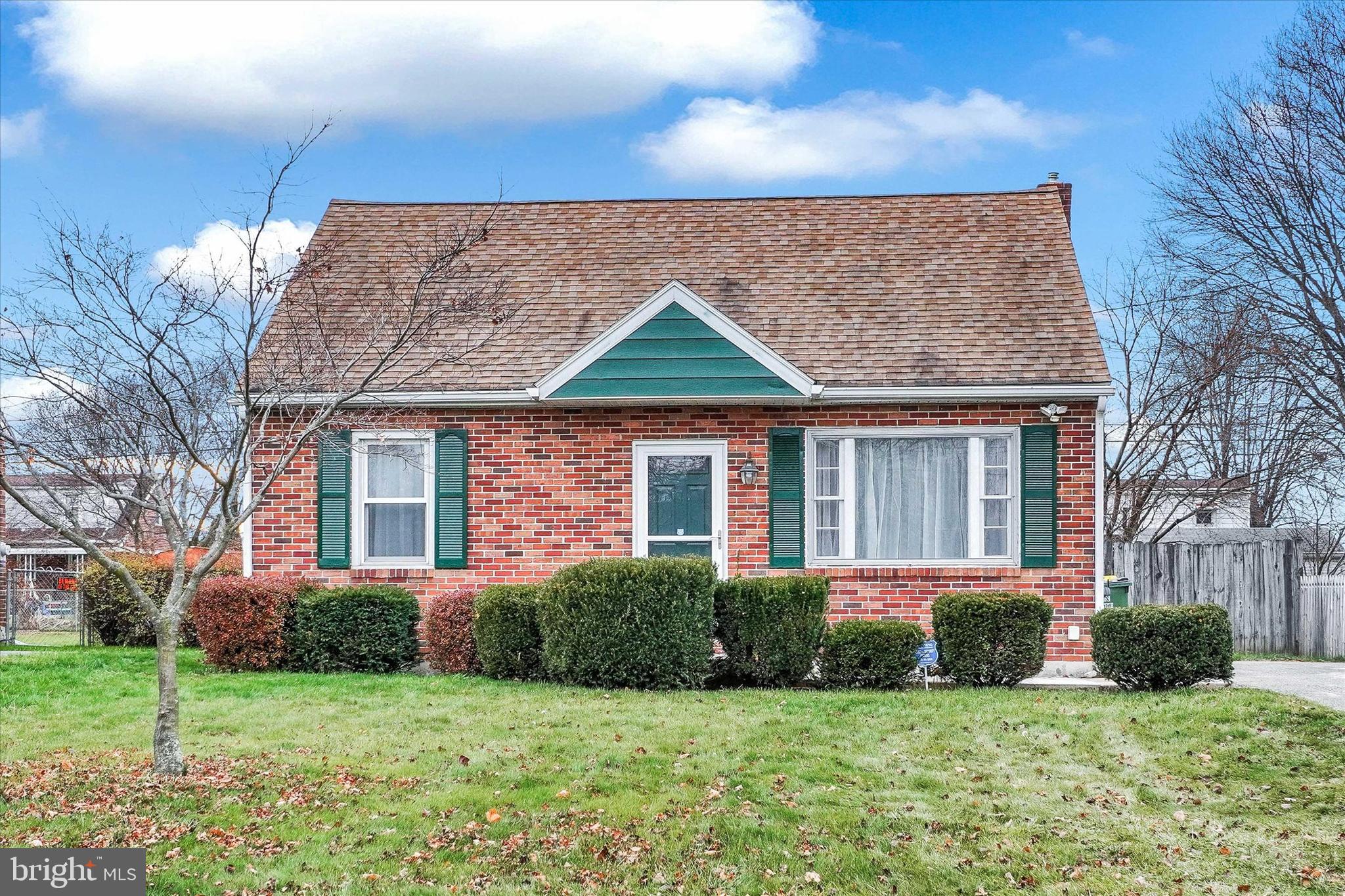 Sweet little solid brick cape cod looking for a new buyer!  3 bedroom, one full bath, eat in kitchen, separate dining room, living room, replacement windows, and nice hardwood under carpet. CAC and furnace in 2016 and roof approx. 15 years old.  Covered deck overlooking nice size fenced yard! Can't beat the location for schools, shopping, restaurants and easy access to Rts 30 and 83! Put this one on your list to check out!