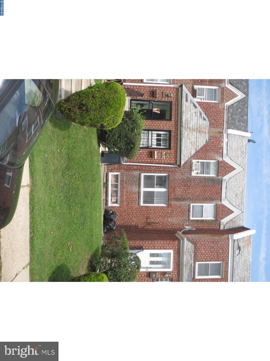 This is an Airlite Row Home in the Overbrook section of the city, 4 Bedroom 2 Full Baths, updated Oak kitchen and a second kitchen in the basement with a full bath and the 4th bedroom. This house has both Formal Living Room and Dining Room. There is a cement patio out front, a one car garage out back with one car parking also.