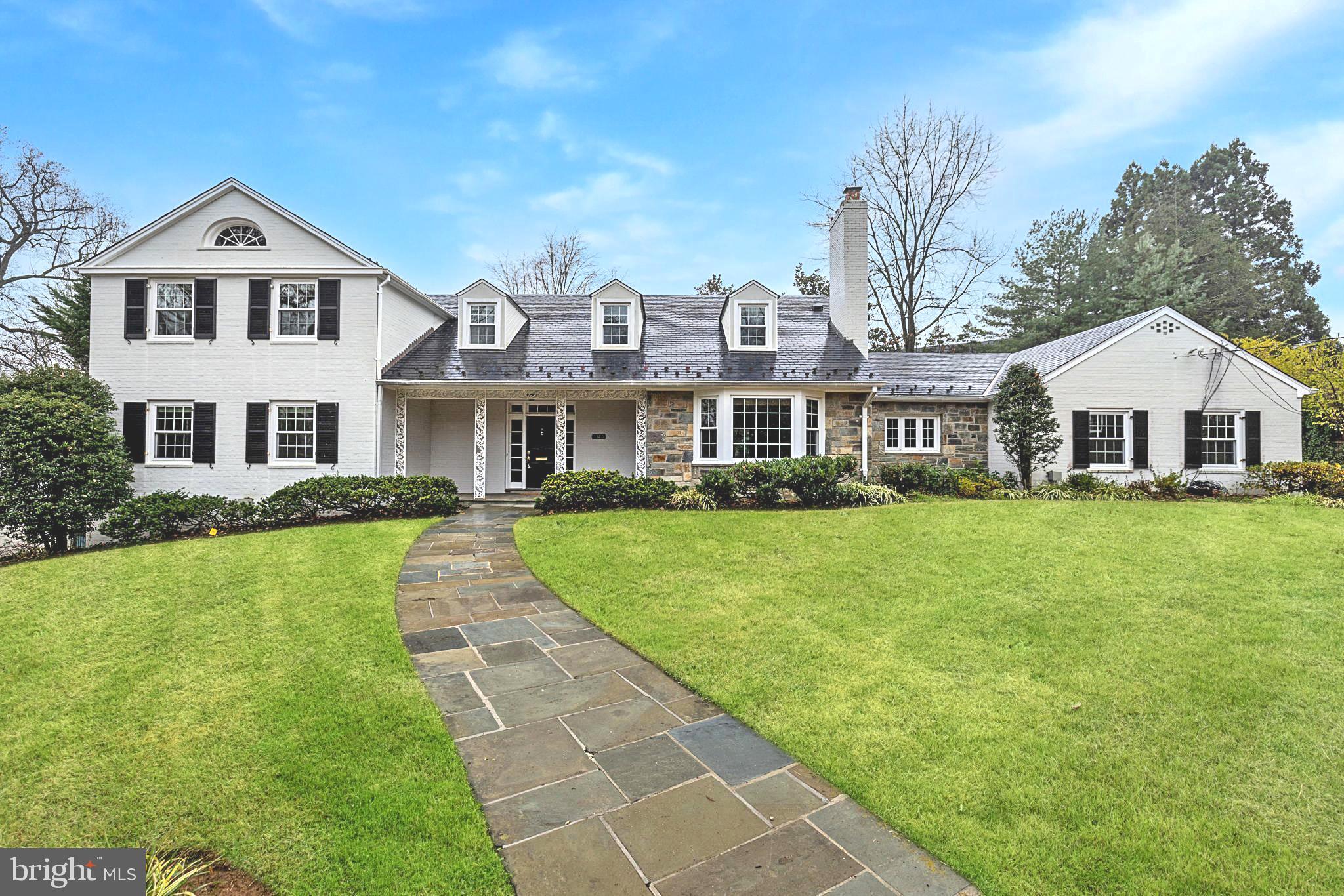 The epitome of timeless elegance and an opportunity to experience Kenwood's famous cherry blossoms from your own home. This spacious estate features 6 bedrooms and 5.5 bathrooms within approximately 6,337 square feet of living space sited on a generous 15,996SF lot. Kenwood Avenue is one of the most sought after, private and quiet streets in the neighborhood with very little traffic since it is not a cut-through. The welcoming and bright main level offers a generous formal living and dining room which open onto a serene terrace, making entertaining on a large-scale a breeze. A  delightful family room with a cozy fireplace and built-ins can also function as a home office. Additionally, the main level features a primary ensuite bedroom as well as a second bedroom and bath. A powder room, laundry and mudroom are conveniently situated near the two-car, side-load garage. The upper level features a second primary ensuite bedroom with a resplendent spa bath. Three additional bedrooms, ample storage space and a bathroom round out this level. The lower level offers high ceilings,  a sunny family room with fireplace and games area. A potential seventh bedroom and an additional bath complete the lower level. This wonderful home presents incredible potential and is being sold as-is.