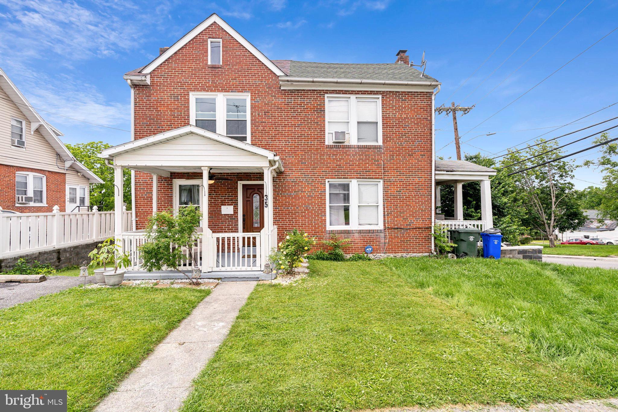 ***NEW MINI SPLITS INSTALLED FOR HEAT & AIR CONDITIONING (2026), NEW WINDOWS, NEW ROOF (9 years old), REFRESHED KITCHEN.*** Purchase with peace of mind!

Welcome home to this charming 3-bedroom, 1.5-bath gem that blends comfort, style, and convenience. With its classic brick front and a cozy front porch perfect for morning coffee or evening chats, this home is move-in ready and full of thoughtful upgrades. Step inside to discover fresh paint throughout and an open, airy layout. The updated kitchen features gleaming granite countertops, custom lighting, and modern touches that make cooking and entertaining a breeze. Nearly every inch of this home has been tastefully enhanced by the owner, creating a space that feels both stylish and inviting. Outdoor living is a highlight here—relax on the deck overlooking a fully fenced backyard that's ideal for pets, play, or peaceful evenings. Best of all, you'll have a front-row seat to the Hagerstown fireworks right from your deck or front porch! Located in a prime spot close to commuter routes, shopping, and dining, this home offers both lifestyle and location.
Be sure to check out the virtual tour of this home!