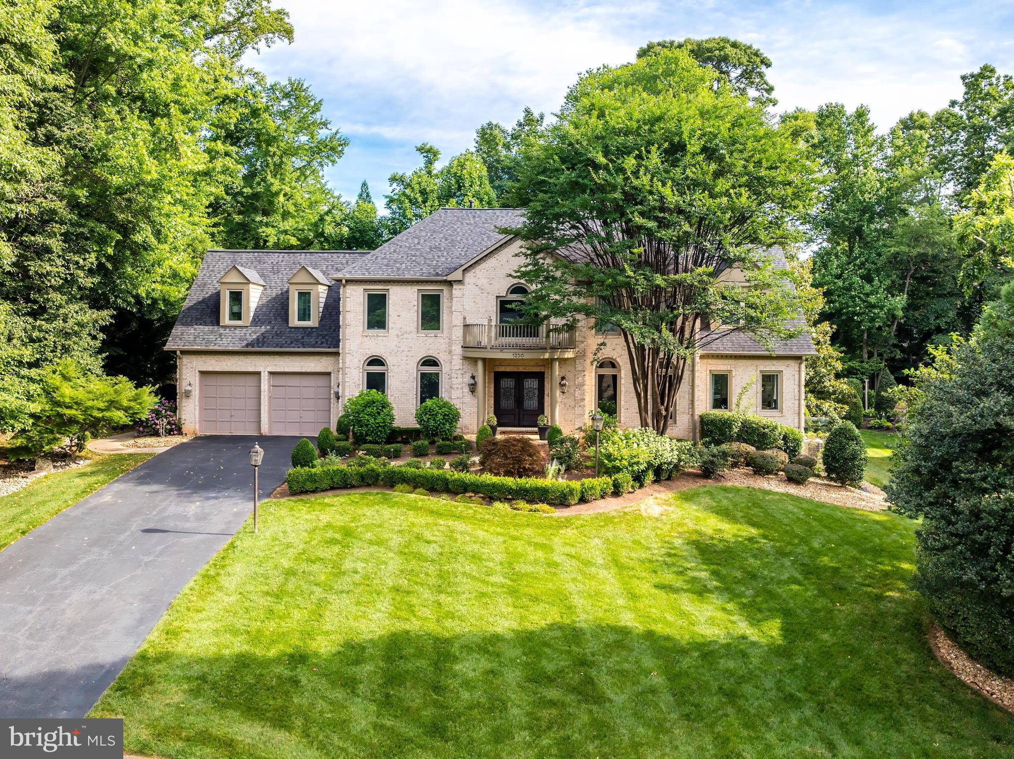 Welcome to 1256 New Bedford Lane, a beautifully maintained colonial in the heart of Reston. Designed by Valeria Design Studio, this home features high-end custom details, landscaped grounds, and a luxurious pool and spa for seamless indoor-outdoor living.

Inside, you’ll find elegant finishes throughout, including a two-story steel fireplace surround, Restoration Hardware lighting, Rubio Monocoat hardwood floors, and custom built-ins. The flexible floor plan is perfect for both entertaining and everyday living, with a private office, spacious family room, and a gourmet eat-in kitchen featuring Miele appliances, Silestone quartz countertops, and Porcelanosa tile.

Upstairs offers four large bedrooms, three full baths, and a convenient laundry room. The primary suite includes dual walk-in closets and a spa-like bath with a soaking tub, dual vanities, and a double shower.

The walk-up lower level includes a rec room, gym, and a private fifth bedroom with full bath—ideal for guests or an in-law suite. Outdoors, enjoy a deck and gazebo overlooking the heated pool and spa in a fully fenced backyard.

Located in the Herndon High School pyramid and minutes to Reston Town Center, Dulles Airport, and major commuter routes, this home offers the perfect blend of luxury, convenience, and lifestyle.