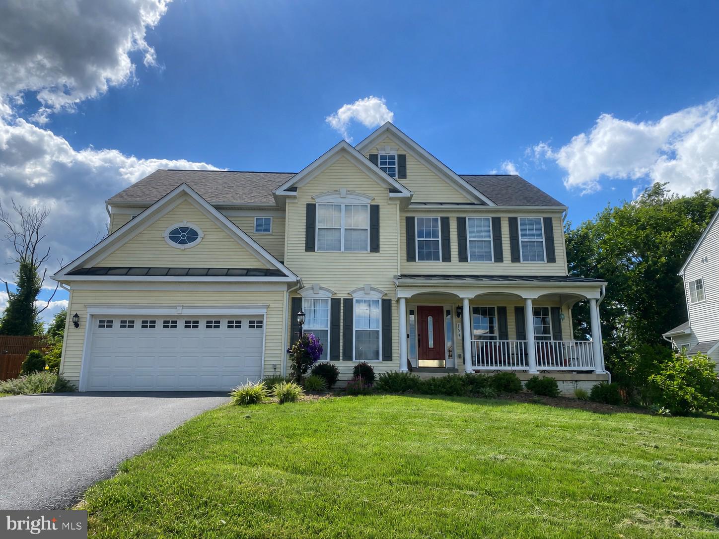 From the moment you arrive, it's easy to appreciate how well this home has been cared for. Situated on a beautifully maintained lot in Demory Farm, the backyard offers the kind of privacy that's becoming harder to find, with mature trees lining the rear of the fully fenced yard. Whether you're enjoying your morning coffee on the Trex deck or spending an afternoon in the 25-foot above-ground pool, this backyard was made to be enjoyed. Even better, the pool vacuum conveys and the sellers have already prepaid professional lawn treatments through the remainder of 2026.

Inside, the main level is bright, open, and designed for the way people live today. The kitchen overlooks the family room, making it easy to stay connected whether you're preparing dinner, helping with homework, or hosting friends. Granite countertops, a center island, a spacious pantry, and a sunny breakfast area create a kitchen that's as functional as it is inviting. A dedicated main-level office offers a quiet place to work from home or manage everyday life.

Upstairs, you'll find four generously sized bedrooms along with the convenience of upper-level laundry. The primary suite is a relaxing retreat featuring a custom closet organizer with a built-in shoe shelf, while the ensuite bath includes separate vanities, medicine cabinets, a tiled shower, soaking tub, and classic plantation shutters.

The finished lower level adds even more flexibility with a spacious recreation room, a separate flex room that works beautifully as an office, guest room, gym, or hobby space, plus two large storage rooms to keep everything organized.

Major updates provide added peace of mind, including a newer roof and HVAC system installed in 2018, an AprilAire furnace humidifier, custom window treatments throughout, and a two-car garage.

Homes that combine flexible living space, thoughtful updates, and a private outdoor setting don't come along every day. If you've been looking for a home that offers room to spread out both inside and out, this one is ready to welcome you home.