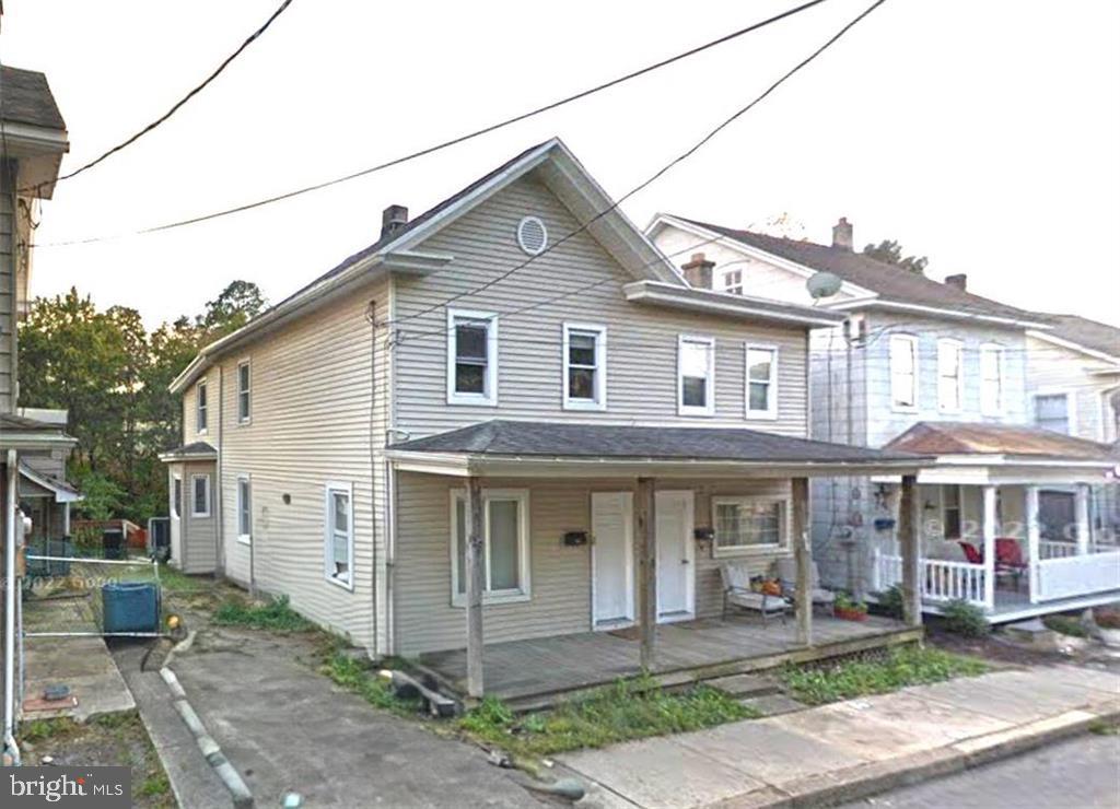 Both sides of a twin in Franklin Township. 109 Main Road has been remodeled with a large living room, formal dining room, modern kitchen with breakfast area surrounded by windows. The second floor features 3 spacious bedrooms and a full bath. Flooring is laminate wood flooring and windows are vinyl insulated. This side also has off-street parking. 105 Main Road is currently tenant occupied on a month-to-month basis. This is a great opportunity for a live-in owner or any investor.