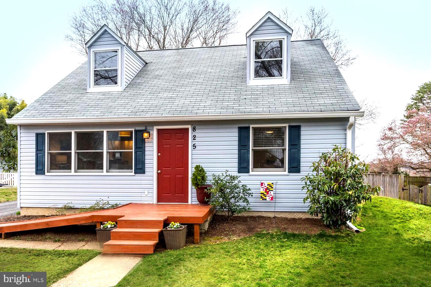 Renovated Cape Cod that feels so much larger than 1260 sq ft!! The house is situated on high ground which provides tree-line views out the backyard. The large glass slider in the kitchen opens to the tiered deck and flat backyard which is ideal for entertaining, children playing, and enjoying al fresco dining - the deck and backyard are AMAZING! Entire home freshly painted with brand new carpet.  Perfectly located central to  Severna Park, Arnold and Annapolis - think shopping, dining, school runs - and a short jaunt to Rt.50 for your workday commute. You simply won't find a home on the peninsula of this caliber for this price!!!  Don't hesitate!!