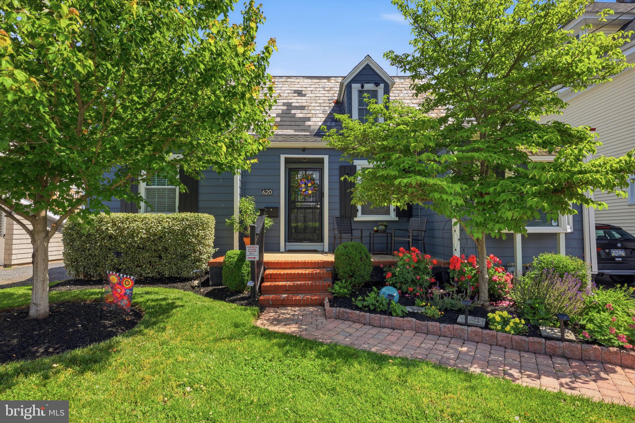 Welcome to 620 Crown Street! Just in time for summer, this charming home greets you with mature, meticulously maintained landscaping and a welcoming front porch that instantly feels like home. Step inside to find a beautiful white kitchen featuring stainless steel appliances, gas cooking, and ample counter space. Adjacent to the kitchen is a cozy breakfast nook with built-in seating, creating the perfect space for casual dining, entertaining, or enjoying your morning coffee in the sunshine. A large pantry closet provides additional storage and convenience. The inviting living room showcases a stunning fireplace with built-in shelving, exposed brick accents, and modern flooring, creating a warm and stylish gathering space. The main level also offers two comfortable bedrooms and a beautifully updated full bathroom. Upstairs, you'll find two additional bedrooms along with a second full bathroom featuring a stand-up shower and built-in storage shelving. Step outside and enjoy the newly constructed deck (2025), offering the ideal setting for summer entertaining, outdoor dining, or simply relaxing. The spacious backyard features continued manicured landscaping, a storage shed, and a private driveway for convenient off-street parking. The basement provides additional storage space and includes a newer washer and dryer. Conveniently located near major highways and train stations, this home offers easy commuting access to New Jersey and beyond. Enjoy everything Morrisville Borough has to offer, from its charming small businesses to its welcoming community atmosphere. Don't miss the opportunity to make this beautifully maintained home your own! Open House Saturday, 6/6, and Sunday, 6/7, from 1 PM to 3 PM.