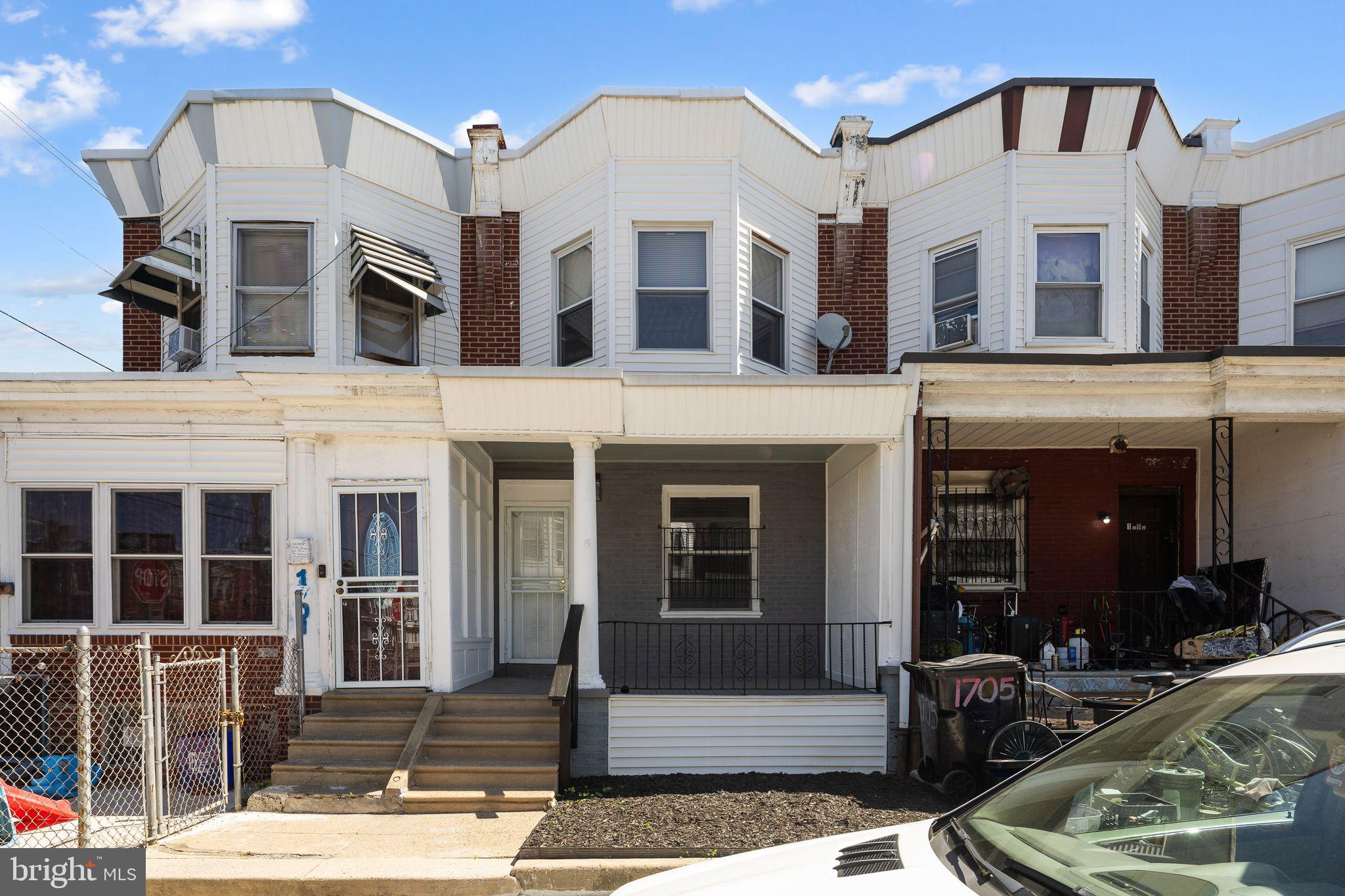 Welcome to 1703 S Conestoga St — a beautifully renovated 2-bedroom, 1-bath starter home that perfectly blends modern updates with classic Philadelphia charm. From the generously sized front porch to the private backyard, this home offers comfortable city living with the features today’s buyers are searching for. Step inside to find a bright and updated interior featuring central air, spacious living areas, and a beautifully refreshed kitchen complete with a gas stove perfect for home cooking. Whether you're a first-time buyer or looking for a low-maintenance move-in ready home, this property checks all the boxes. Even better, this home qualifies for an unbeatable first-time home buyer program featuring 0% down financing, no PMI, and a $5,000 lender credit to help cover closing costs making homeownership more affordable than ever. Conveniently located near public transportation, parks, shopping, and major commuter routes, 1703 S Conestoga St is an incredible opportunity to own a fully updated home at an accessible price point.