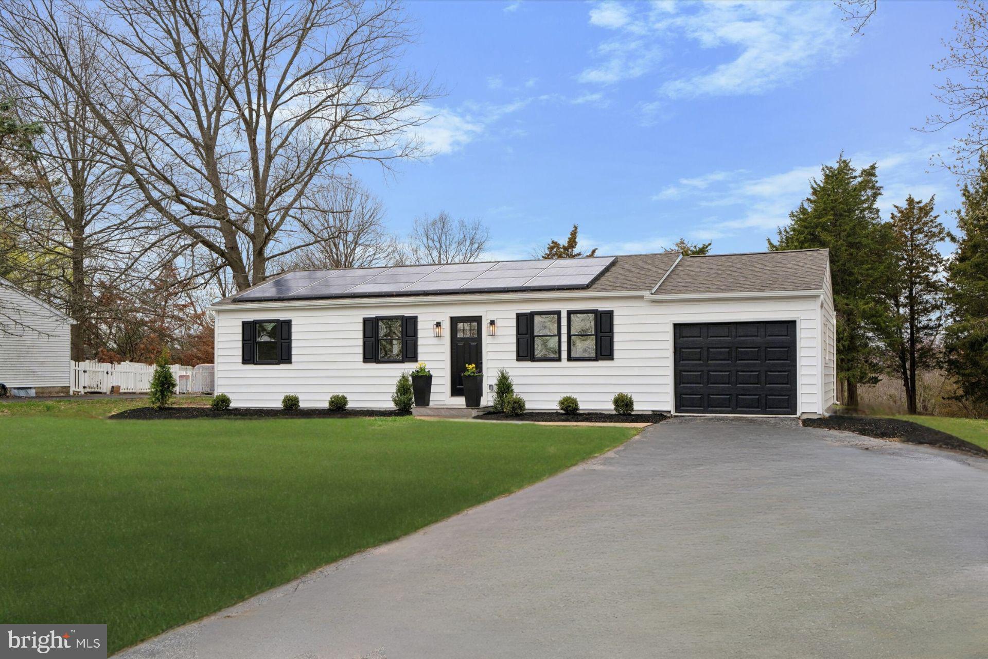 Discover modern living in this beautifully renovated 3-bedroom, 1.5-bath ranch in the Pottsgrove School District. Situated on a large, flat lot backing to open space, this home offers both privacy and plenty of outdoor space to enjoy. Step inside to an open concept floor plan with a stunning kitchen! Featuring quartz countertops, white shaker cabinets with soft-close features, and stainless steel appliances, this kitchen is perfect for any home chef. Just outside, the new Trex composite deck will be the perfect spot to relax and enjoy the serene surroundings this summer! Enjoy the best of one level living with three sizable bedrooms and a tastefully updated hall bath on the main floor. The stylish laundry/mudroom  and a convenient powder room complete this level.  Head downstairs to a fully finished basement, providing extra space for entertaining, a home office, or a cozy retreat. 

This home has been completely updated with a brand-new HVAC system with all-new ductwork, whole-house replumbing, a new hot water heater, and a new sewer lateral, ensuring peace of mind for years to come. Additional upgrades include all-new electrical outlets, switches, and recessed lighting, along with new windows, exterior doors, siding, and soffits that enhance both efficiency and curb appeal. Inside, every detail has been refreshed, from new interior doors and woodwork to stylish finishes throughout. With a large driveway providing ample parking and a prime location just minutes from Route 422, this home offers the perfect blend of modern upgrades and everyday convenience. Don't miss your chance to make it yours—schedule a showing today!