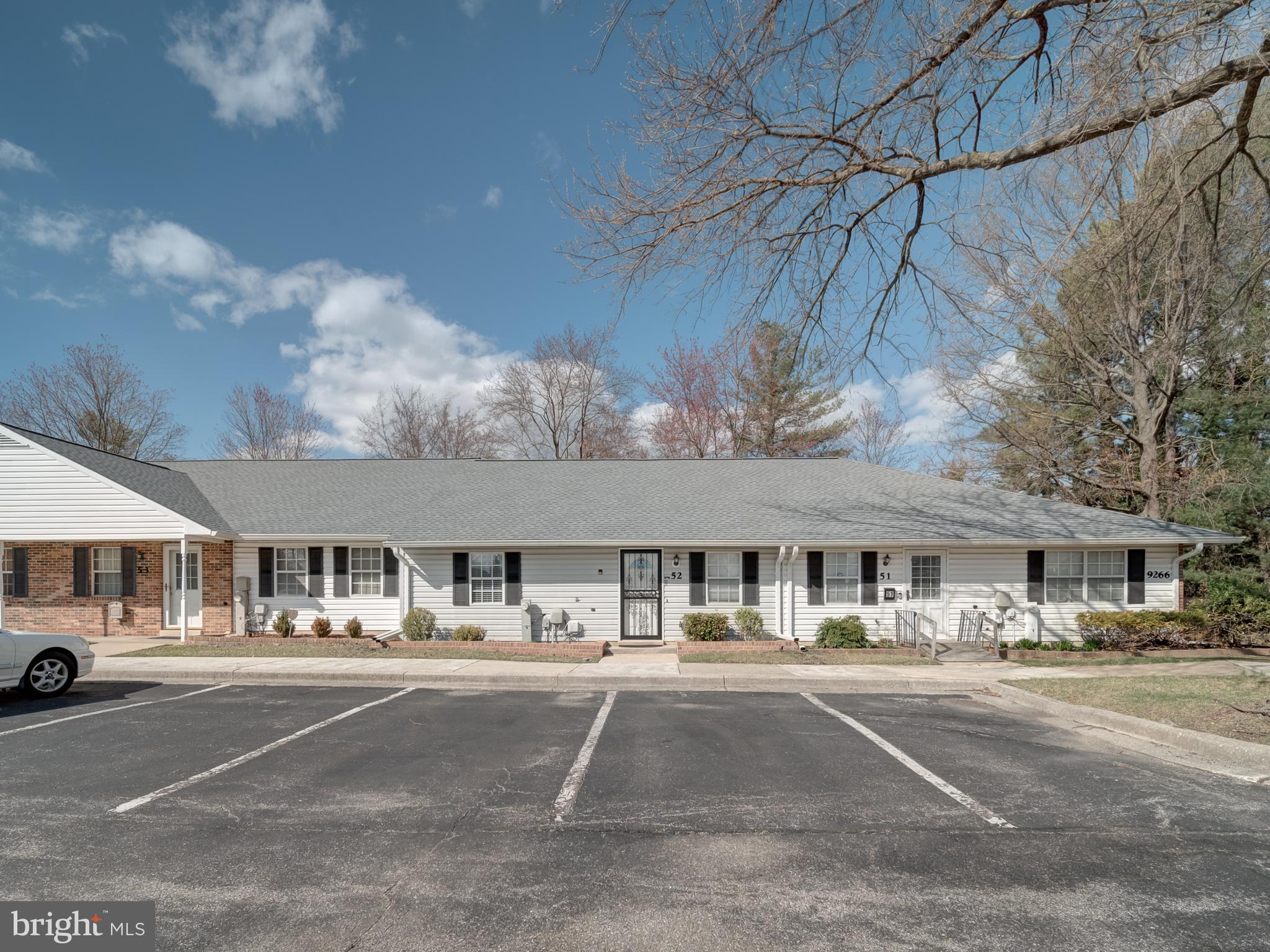 Move right into this STUNNING bright and open 2 bedrooms, 2-bathroom adult living community with so much to offer! Small quiet community with access to the "party room".  Seller has done several upgrades in 2020 to include; entire unit painted with Sherwin Williams satin paint (Glacial Stream), newer crown molding throughout the unit, newer open wall built between dining and living room areas for separation, newer baseboards and electrical outlet covers throughout, new kitchen granite countertops, newer backsplash in kitchen, newer whirlpool appliances (5 years old) - stove, microwave, dishwasher, and refrigerator, - newer (5 years old ) LG washer and dryer,  newer Pergo laminate wood flooring throughout,  newer waterproof laminate flooring in both bathrooms, - newer vanities, Kohler toilets, mirrors and light fixtures in both bathrooms, newer light fixtures in kitchen, dining room and entrance foyer, new fan motor and heat element installed in AC unit this year (Feb 2025), and newer white composite 6'-foot fence panels installed in patio area (2021). Make this your own with nothing else needed to be done, no disappointment here! Thanks for viewing/showing!
