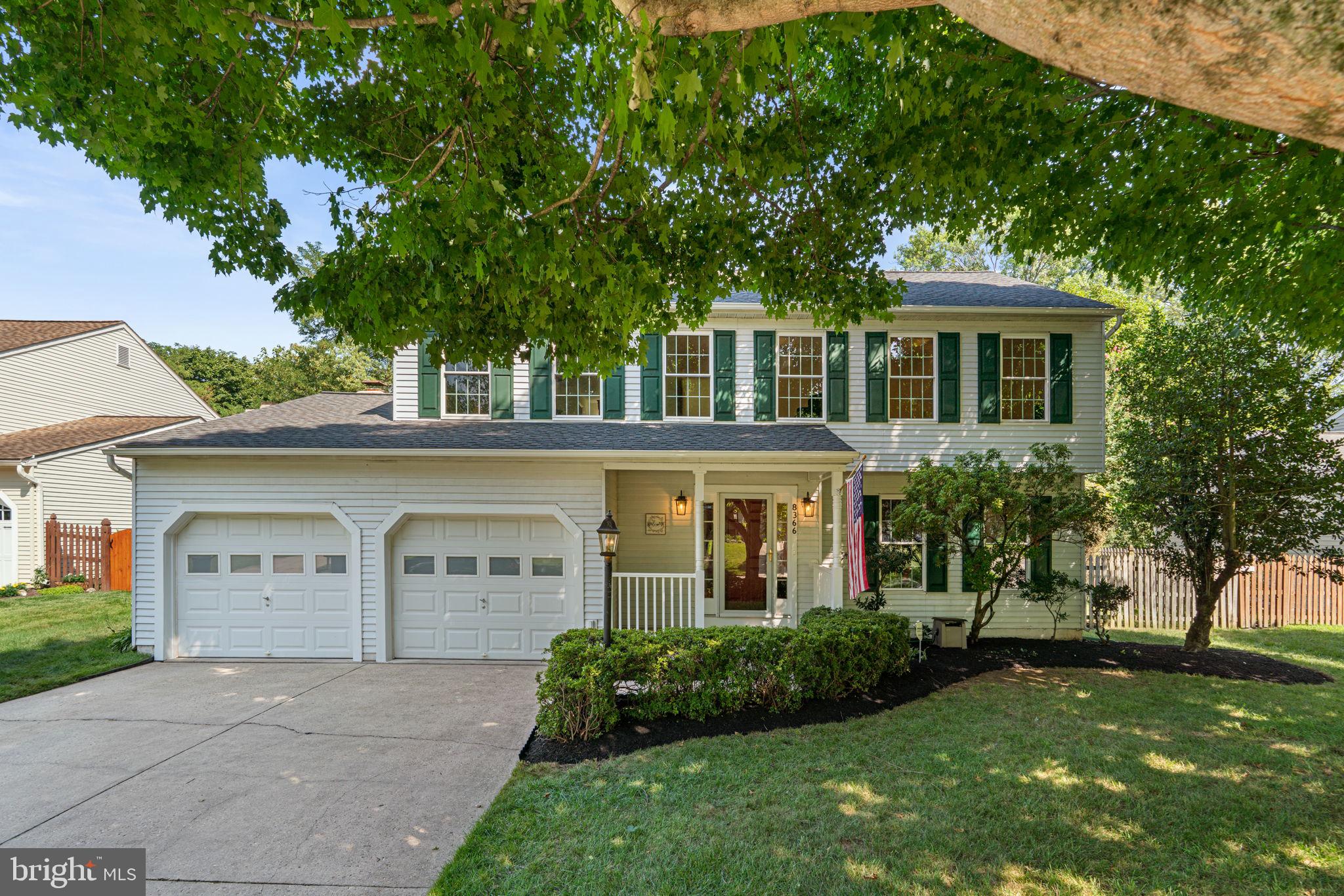Nestled on a picturesque lot in the desirable Chestnut Farms community, this charming Colonial offers timeless curb appeal with a welcoming front porch, two-car garage, and basketball hoop. // Step inside to a welcoming foyer, where beautiful hardwood flooring extends throughout the main level. Thoughtfully designed for both everyday living and entertaining, the main level features a spacious formal living room, an elegant formal dining room, and a warm, inviting family room highlighted by a full wall of custom built-ins and a wood-burning fireplace. The adjoining eat-in kitchen is appointed with double ovens, abundant cabinetry, and a charming bay window that fills the space with natural light while offering picturesque views of the lush backyard—creating the perfect setting for casual meals and effortless entertaining. // The upper level features plush carpeting throughout and offers a spacious owner's suite complete with a large walk-in closet, a private en-suite bathroom, and a separate vanity with an oversized mirror—providing the perfect space to get ready each day. Three additional generously sized bedrooms and a well-appointed full bathroom complete the upper level. The finished lower level expands the home's living space with a spacious, carpeted recreation room that is perfect for movie nights, a game room, or a home gym, offering endless possibilities to fit your lifestyle. // Step outside to your own private backyard retreat, thoughtfully designed for year-round enjoyment and effortless entertaining. Just off the family room, a spacious screened-in porch with a ceiling fan provides the perfect place to relax while overlooking the backyard. The outdoor living continues onto a generous deck, ideal for grilling and gathering with family and friends. Beyond, the lush, fenced backyard offers plenty of green space and is highlighted by a sparkling in-ground swimming pool, creating the ultimate setting for summer fun, outdoor dining, and making lasting memories.//Additional highlights include a recently installed roof (2025) with a lifetime warranty, Sump Pump (2024),  HVAC (2022) 10 year warranty, Water Heater (2022) 10 year warranty.