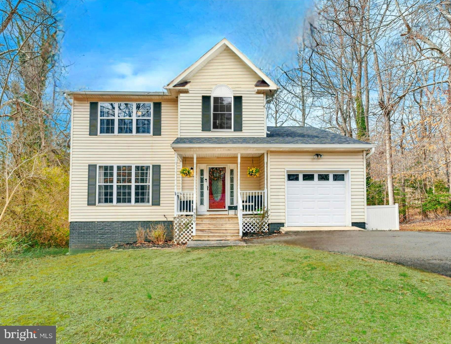 Welcome to 359 Clubhouse Road, a stunning 3 bedroom, 3 full and 1 half bathroom home on a corner lot, backing to woods. This spacious colonial includes luxury features throughout. Stunning hardwoods, a huge kitchen complete with stainless appliances, solid countertops, and a custom breakfast bar/coffee bar.  The primary bedroom with vaulted ceilings and a large walk-in closet & en suite full bath featuring a clawfoot tub and walk-in shower.  Fully finished walkout level basement offers an additional  large livingroom/family room area, full bathroom, and an extra finished room - could be used as a 4th bedroom, office, or gym!  Enjoy the privacy of the fully fenced in backyard, gathering around the firepit or up on the deck!  
Beautiful Upgrades throughout: HVAC & All appliances less than 5 years old, roof less than 10 years old - this one is an easy favorite - and ready to move right in  -- book your showing today!

***AGENTS - some furnishings may be available for purchase, please inquire if your buyer has interest.  Bedroom in basement is currently storing boxes, etc awaiting movers.