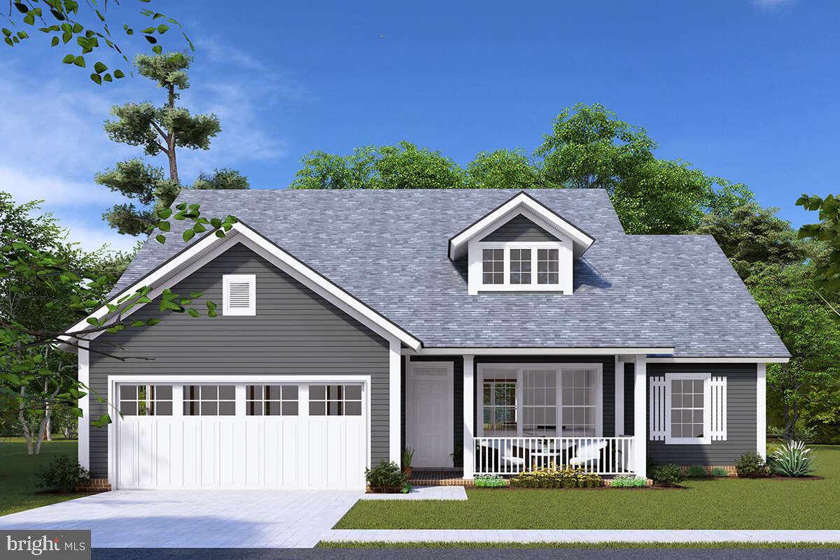 The Drake is a beautiful four-bedroom, two-bath ranch-style home featuring an open floor plan, bright living room, and open concept kitchen and dining area. Four bedrooms offer plenty of space for family and/or guests. The primary suite boasts a walk-in closet and private bath and is located on the opposite side of the home for extra privacy. This design includes a spacious two-car garage, covered front and back porches—perfect for relaxing or entertaining in comfort and style. This property is located in Captain's Cove & features indoor & outdoor pools, a restaurant, banquette rooms, fitness center, basketball & tennis courts, boat launch, playground, security & so much more! Home is to be built and the photos of the model home may include options. Taxes are based on the land value only.