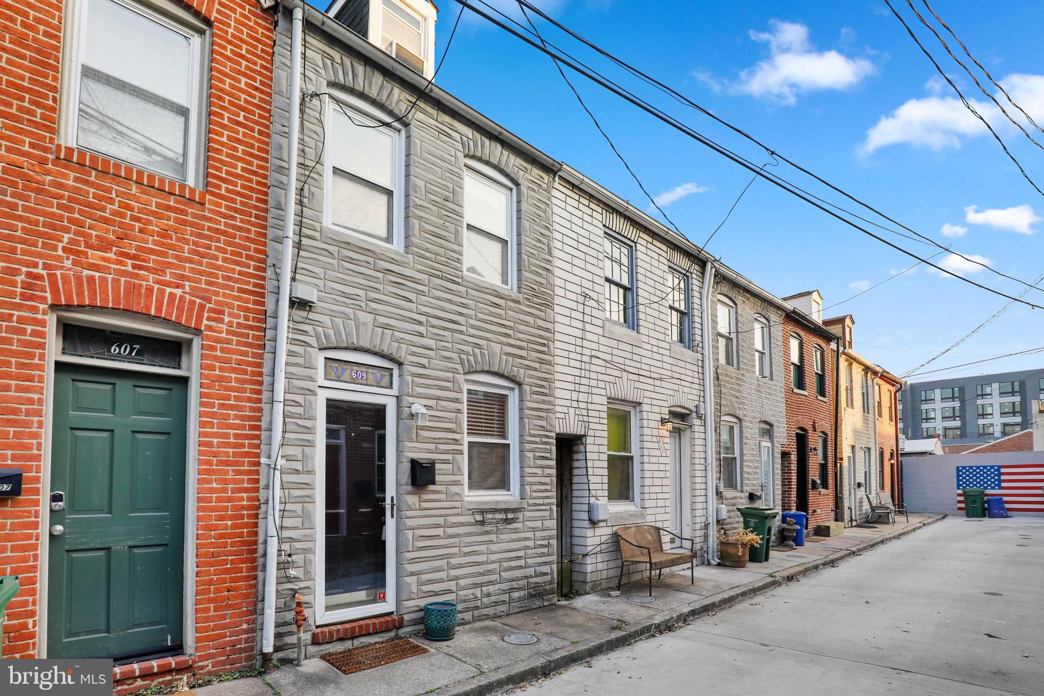 Welcome to 609 S Chapel St, Baltimore, MD!

Discover this charming rowhome nestled in the heart of Fells Point, offering the perfect blend of historic character and modern convenience. Featuring 1 bedroom, 1 full bath, and 2 versatile flex spaces, this home provides endless possibilities to suit your needs.

Step inside to find exposed brick accents adding warmth and charm throughout, complemented by beautiful hardwood floors. Enjoy outdoor living on the private rear deck, perfect for relaxing or entertaining.

Situated just steps away from Fells Point's renowned bars, restaurants, and shops, and with easy access to major commuter routes, this home offers both lifestyle and convenience.

Don’t miss this opportunity—schedule your showing today! Minimum Credit Score of 680 required.