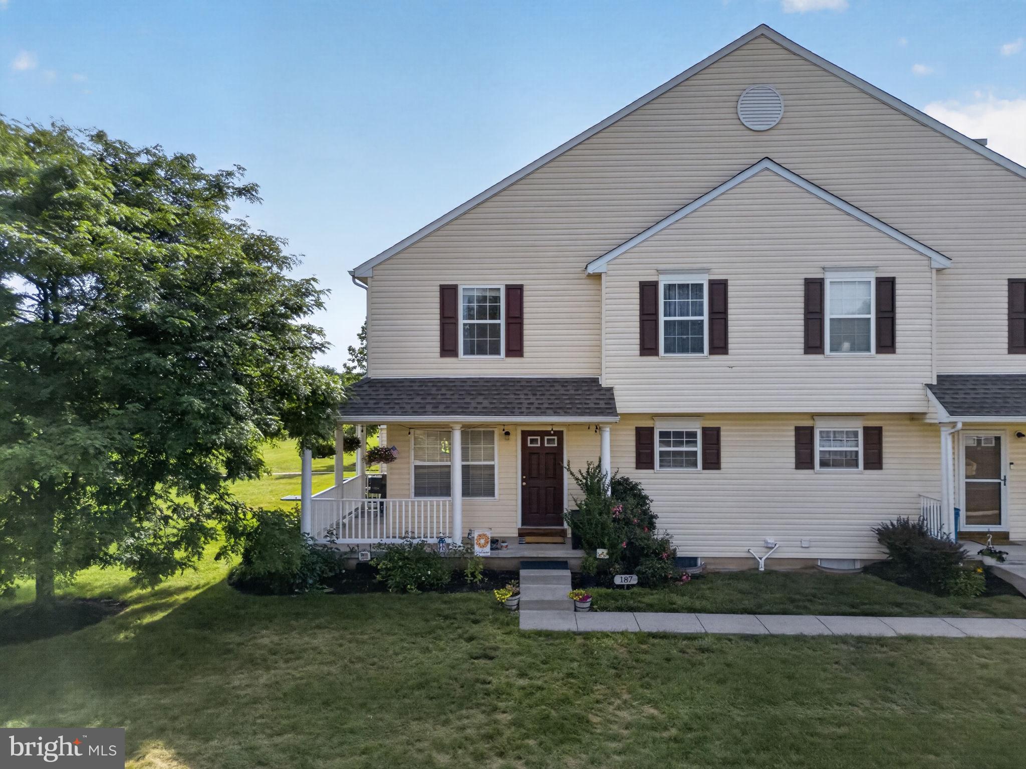 Welcome to easy living in the desirable Walnut Banks Farm community! This beautifully maintained 3-bedroom, 2.5-bath condominium offers the perfect blend of comfort, style, and low-maintenance living.

Step inside to an inviting open-concept first floor designed with entertaining in mind. The spacious layout seamlessly connects the living, dining, and kitchen areas, creating the perfect space for hosting family and friends or simply enjoying everyday life. Upstairs, you'll find generously sized bedrooms, including a comfortable primary suite with ample space to unwind.

The finished lower level provides valuable additional living space, ideal for a family room, media room, home office, fitness area, or game room—offering endless possibilities to fit your lifestyle.

Relax on the charming wraparound front porch and enjoy all that this welcoming community has to offer. Best of all, exterior maintenance, lawn care, and snow removal are included, allowing you to spend more time enjoying your home and less time maintaining it.

If you're looking for spacious, low-maintenance living in a sought-after community, this home is one you won't want to miss!