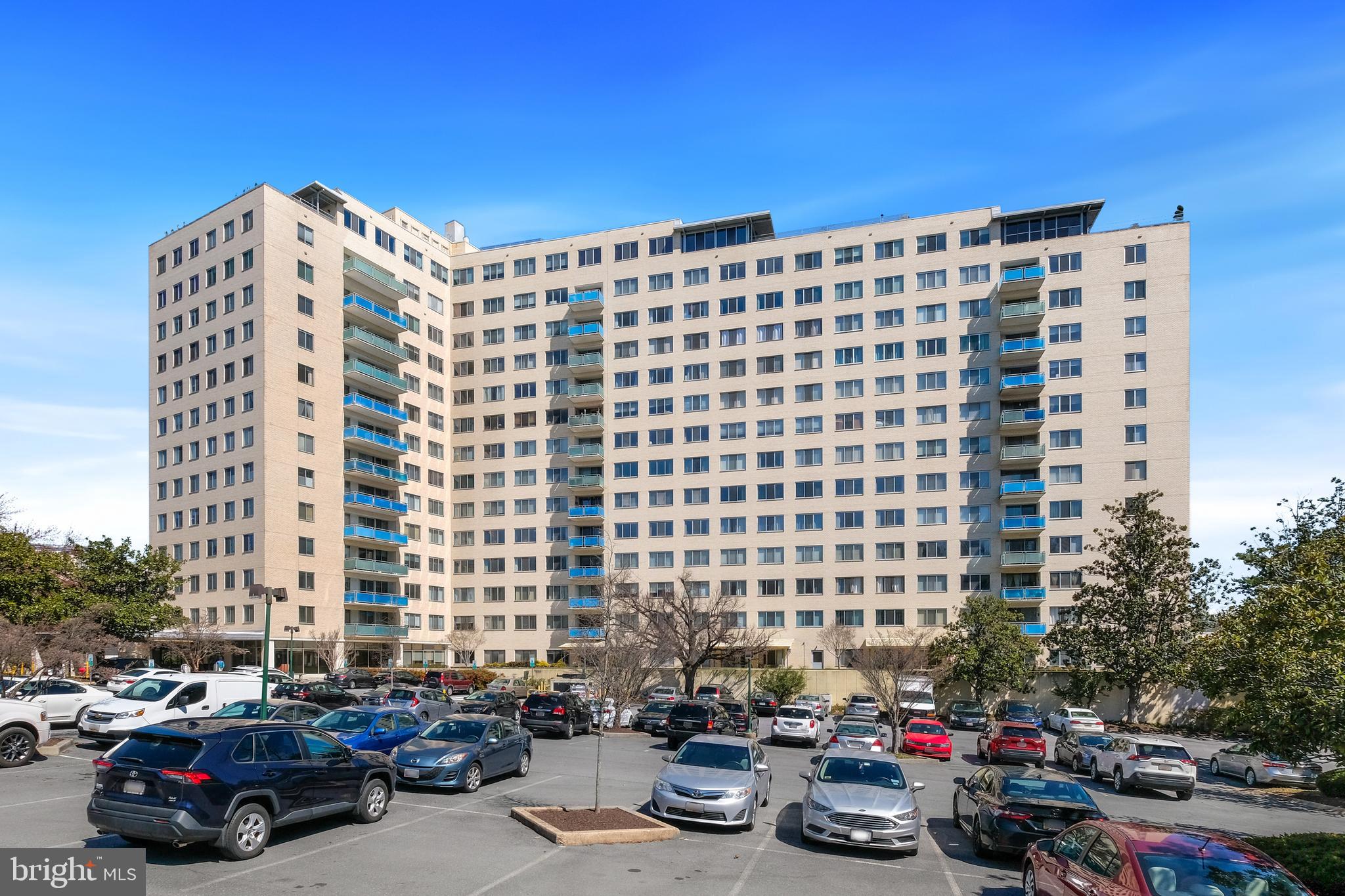 Bright, updated 2 bedroom condo with panoramic views and private balcony perfect for relaxing in the heart of Grosvenor Park! This spacious home features a renovated bathroom, great closet space, fresh paint, tons of natural light, and a deeded parking space with ample guest parking. Condo fee covers ALL utilities! Enjoy the convenience of 24-hour security and concierge service while being just minutes from Grosvenor Metro, Bethesda, Pike & Rose, and NIH. Resort-style amenities include a pool, fitness center, rooftop terrace, party room, bike storage, on-site market, community laundry, and outdoor picnic areas. Cats and small pets are welcome (no dogs).  Don't miss this rare find—schedule your tour today!