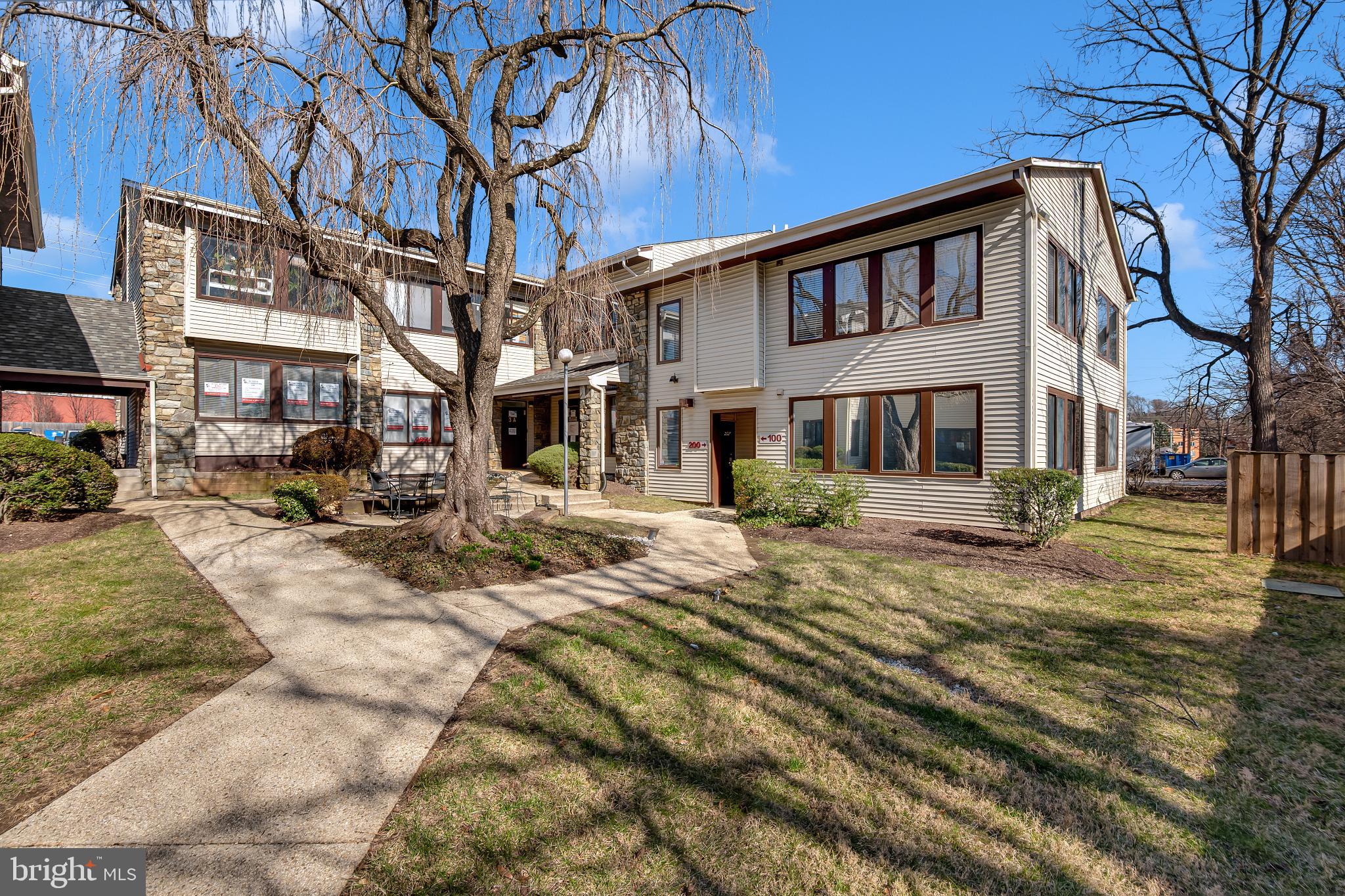 This well-maintained, two-level commercial townhouse condo offers 2,600+ square feet of professional office space. Currently home to an active counseling and therapeutic practice, the floor plan adapts readily to a broad range of professional services. The layout functions well as-is for a multi-practitioner practice and is ready for immediate occupancy. 
Spread across two floors, the unit includes nine enclosed windowed rooms, with one classroom and a dedicated reception area, wood floors throughout, two kitchen areas with one on each floor, and a bathroom with ceramic tiles on each level. An ample surface parking serves both staff and clients with ease.
The property is conveniently located near the Montgomery County Fairgrounds, NIST, and Gaithersburg Towne Plaza, with straightforward access to Route 355 and I-270. 
The property is situated within a federally designated Opportunity Zone, which offers investors meaningful capital gains tax advantages on a long-term hold. Whether you are an owner-occupant or an investor, the combination of a turnkey, income-producing asset in a tax-advantaged location makes this a straightforward case for a closer look.