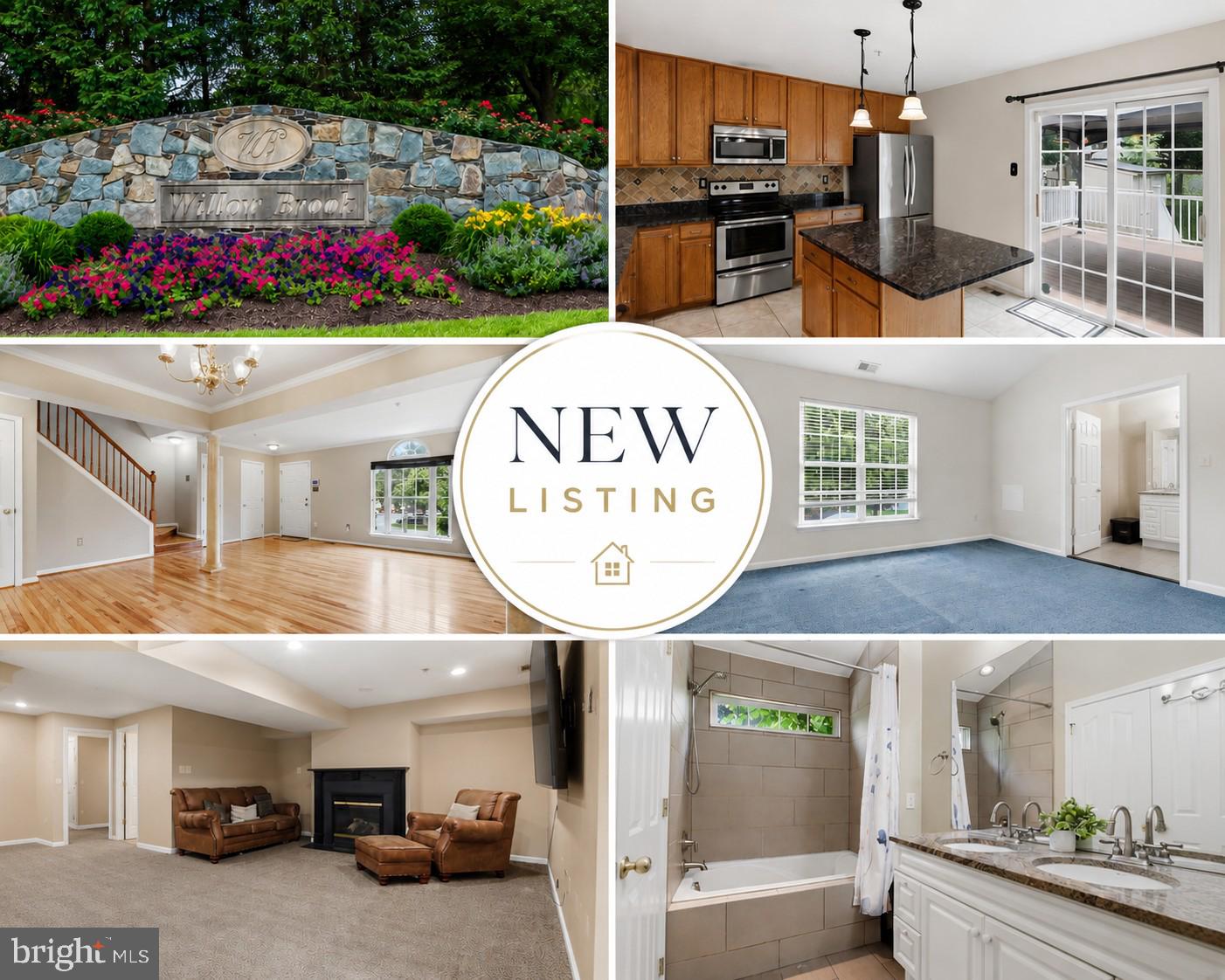 Amazing value in Frederick! This spacious 3-bedroom, 3.5-bath townhome in the desirable Willow Brook community offers more living space than meets the eye! Featuring a classic brick front, fresh paint on the main level and upstairs bedrooms and an open, bright floor plan, this home is ready for your personal touches!
The kitchen includes granite countertops, a center island, stainless steel appliances, and a pass-through to the dining room. Enjoy the newer composite deck, fully-fenced back yard and newer storage shed. The fully-finished lower level adds valuable living space with a fireplace, full bath, large family room/rec room, and a versatile bonus room perfect for an office, gym, guest room or more! 

Upstairs, the primary suite features a vaulted ceiling, walk-in closet, and updated private bath. Major updates include a new HVAC system (2021) and hot water heater (2021) and the roof is approximately 12 years old.
Conveniently located near shopping, dining, Rt. 15, I-270, and I-70, with two assigned parking spaces directly in front of the home, this house is ready for you!