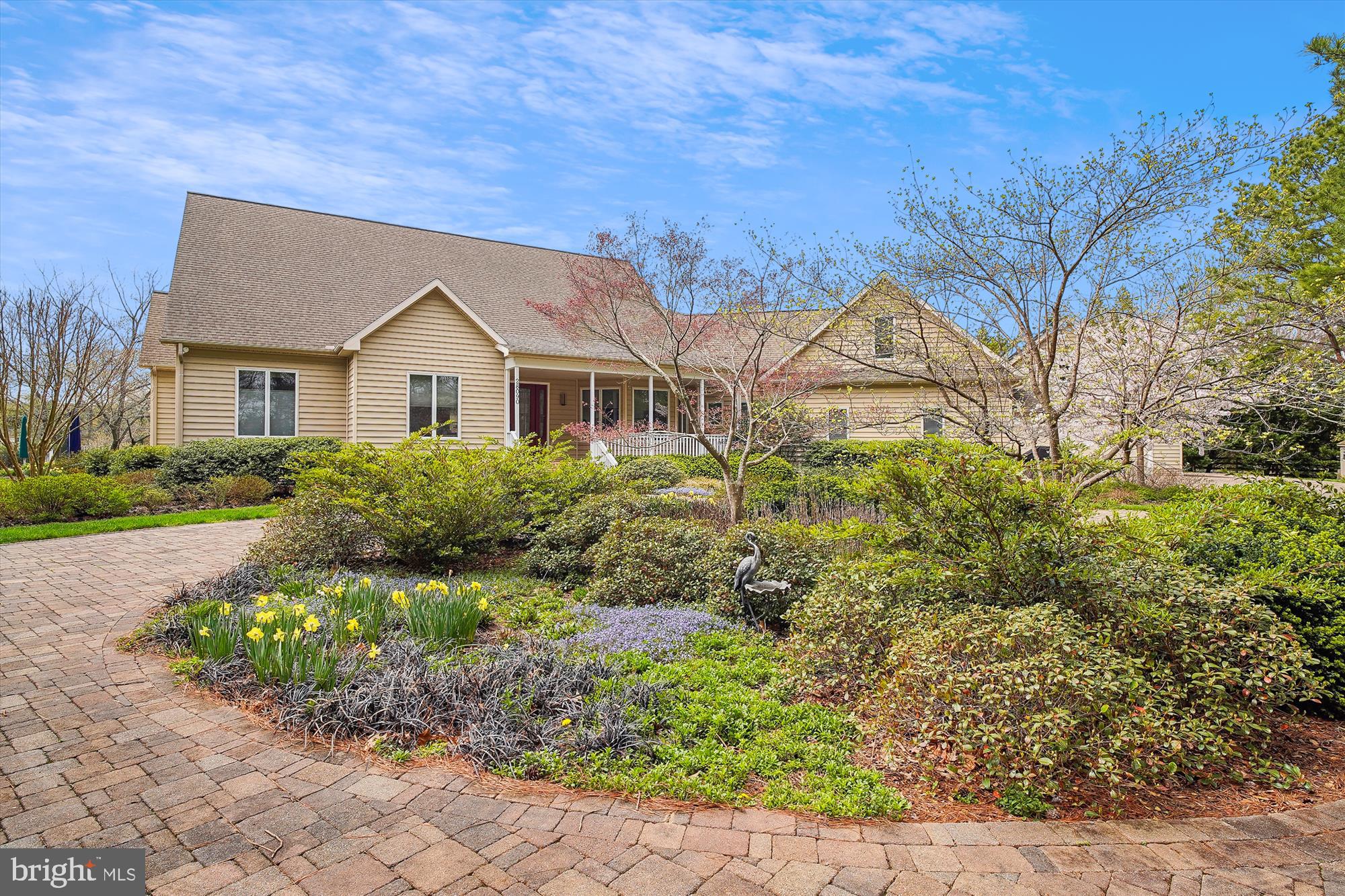 NO DRIVE- BY DO NOT COME UP DRIVEWAY WITHOUT APPOINTMENT-   Paradise Found - 72 KICK 72 HOUR KICK-OUT IN EFFECT AS OF 5/6/2025   CONTINUE TO SHOW!!!
 Meticulously maintained 5.53 landscaped waterfront oasis located on MD Eastern Shore in Talbot County.  Extensive plantings and hardscaping design have been incorporated into the layout, design and extensive renovations in this waterfront retreat.  From the paved circular driveway and island flower beds to the hardscaping pavers and patio around the inground salt gen system gunite pool with heat pump for all the comforts of the summer season this home checks all the features one could ask for.  Efficiency at it best includes Geothermal closed loop system in addition to a solar 7.95 kw system (owned) which has generated over 100,000 kwh since being installed in 2014.  Average electric bill is $200.00 per month.  Gunite pool (40x20) with loop lock winter cover and automatic safety cover installed and maintained (under contract for the upcoming season).  This 4 Bedroom (2 en suites one with heated  bathroom floors) and a possible 5 bedroom, 3 Full baths with 2 half baths, plus possible expandable 987 sf +- of space on second floor offer even more potential.  Bailey dock offers 10,000 lb. lift with water at base of pier.  Also includes Kayak/canoe floating dock with ladder for easy access.  4 Power Durasol retractable awnings for shade on waterside.  Other features include 400 amp electric, 4 yard hydrants,  Cumings whole house generator, solid core doors throughout, abundant storage in house and upstairs in detached unfinished garage, 50 amp RV plug in.  Even has a 10x12 planting and potting shed. Located a short drive to Historic downtown Easton with abundant shopping, restaurants and entertainment