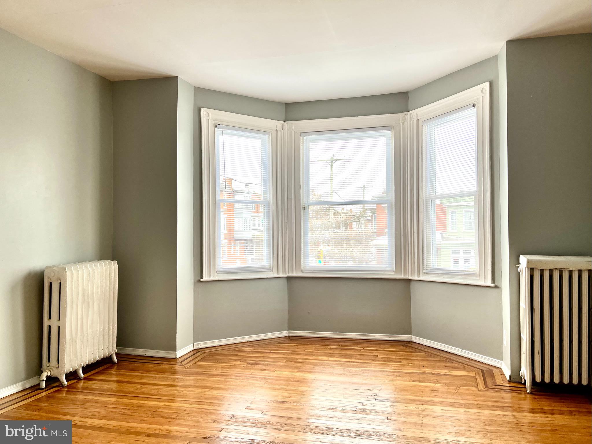 Sun filled second floor two bedroom apartment for rent.  Hardwood floors, spacious rooms with bay windows, large closets and a large eat in kitchen provide ample square footage for lots of space to stretch out. Garage parking also available for an additional monthly fee. Available now. Credit Background check with 3 X Monthly rent in income required,. . Apply at Rentspree:https://apply.link/3Lr3aLp