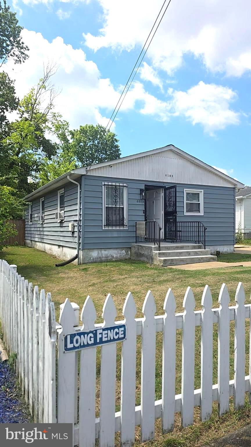 Great starter single family home, located close to DC with easy access to major routes in the DMV. Very decent sized yard with 2 storage sheds at the back. Home has new roof (2 years old), New water heater (2years old) and new gutters installed in 2021. Needs little TLC.