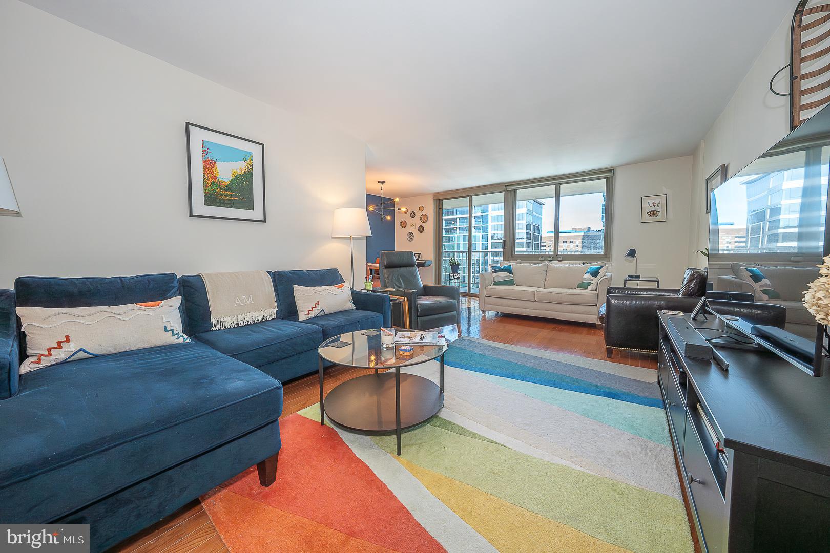 Welcome to unit 2703 at the William Penn House. This fabulous 1 bedroom, 1 bathroom co-op unit is move in ready and waiting to tell its next story. Upon entering this turn-key, sun-filled 27th floor residence, you will immediately notice the open concept floor plan. The living room and dining room boast
hardwood floors which flow directly into the kitchen creating the perfect space for entertaining friends and family. The kitchen includes tons of cabinets and prep space. The spacious primary bedroom has lots of light and closet space. The renovated bathroom includes an oversized granite vanity with storage,
white subway tiles throughout, and a mosaic tiled tub with glass sliding doors. Enjoy the spectacular views of Philly from your own private balcony. A washer/dryer, beautiful hardwood floors, and an abundance of closet space can be found throughout this meticulously maintained home. This building features 24-hour Security and Doorman, On-Site Management and Maintenance, Rooftop Pool with amazing views of the city. On premise VALET Parking available for 110 per month for one car. THE MONTHLY FEE INCLUDES ALMOST EVERYTHING: All Utilities including electric, heat, air conditioning, water & basic cable, All Real Estate Taxes & Maintenance Package. This unit has an abundance of closet space & newer windows. This spectacular building has NEVER HAD AN ASSESSMENT! Nominal real estate transfer tax & no title insurance required. Experience the ability to walk out your door to first class, 4-star restaurants, fabulous shopping & all the conveniences of this sought after neighborhood. Walk score is a 98! One time admin fee paid at closing.