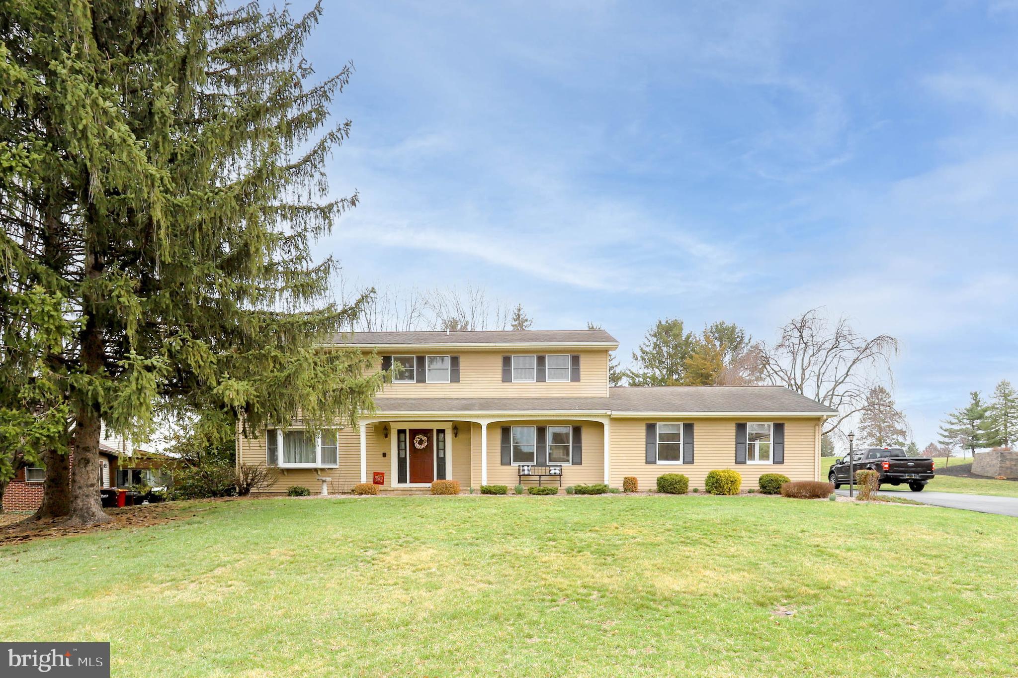 Family living in this remodeled, four-bedroom, two-story house situated on the golf course at Scot-Greene.  Convenient to Scotland Elementary School, Interstate 81 access, and Norland shopping/medical facilities.  Kitchen and bathrooms have been remodeled, and there is a convenient, second-floor oversized laundry room.  The family room off the kitchen has a fireplace and spills into an adjacent sunroom with a large deck outside for entertaining.  The basement is finished with a rec room and fitness room plus an oversized storage area.   Contact Sam for showings.  Prefer 6-hour notice to show.
