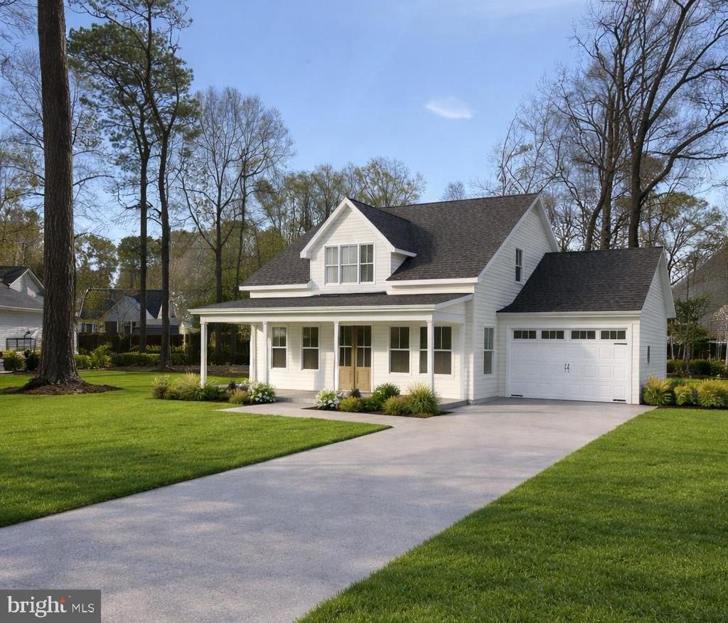 Welcome home to this beautifully designed new construction farmhouse offering the perfect blend of modern comfort and timeless charm. Located in a quiet neighborhood with low HOA fees and water access, this home gives you the peaceful lifestyle you’ve been looking for.

The thoughtfully designed layout features durable luxury vinyl plank flooring throughout the main level, cozy carpet upstairs, and solid surface countertops that add both style and function to the kitchen and baths. The first floor will feature soaring 10-foot ceilings with elegant 8-foot doors, while the second floor offers spacious 9-foot ceilings throughout. Enjoy morning coffee on the welcoming front porch and unwind in the evenings on the spacious back porch overlooking the yard.

The attached two-car garage provides convenience and storage, with the option to finish the bonus room above — perfect for a home office, guest suite, or flex space tailored to your needs.

Best of all, if you act now you will have the chance to choose certain selections and make this home uniquely yours.  To be built custom home.  

Now is your chance to own new construction in a peaceful, water-access community  — don’t miss it!