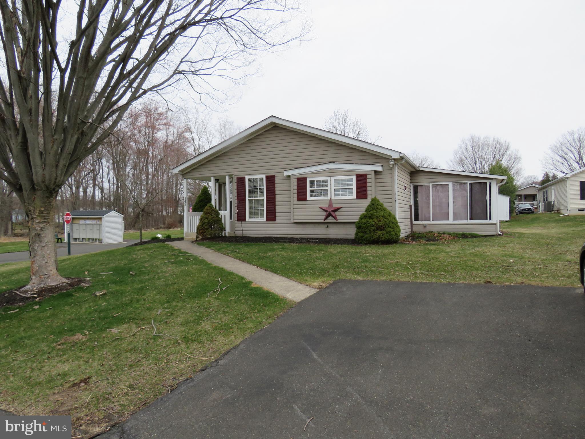 Don’t miss this spacious Bryn Athyn model located on a desirable corner lot in the 55+ community of Buckingham Springs. This inviting home features an open kitchen with a bright breakfast room, along with a formal living room and dining room—perfect for entertaining guests.

Enjoy the beautiful sunroom, complete with a large storage closet and direct access to the patio, offering a great space to relax year-round. The home includes two generously sized bedrooms, each with walk-in closets, and two full bathrooms.

Come experience all this lovely home has to offer—you may just fall in love!