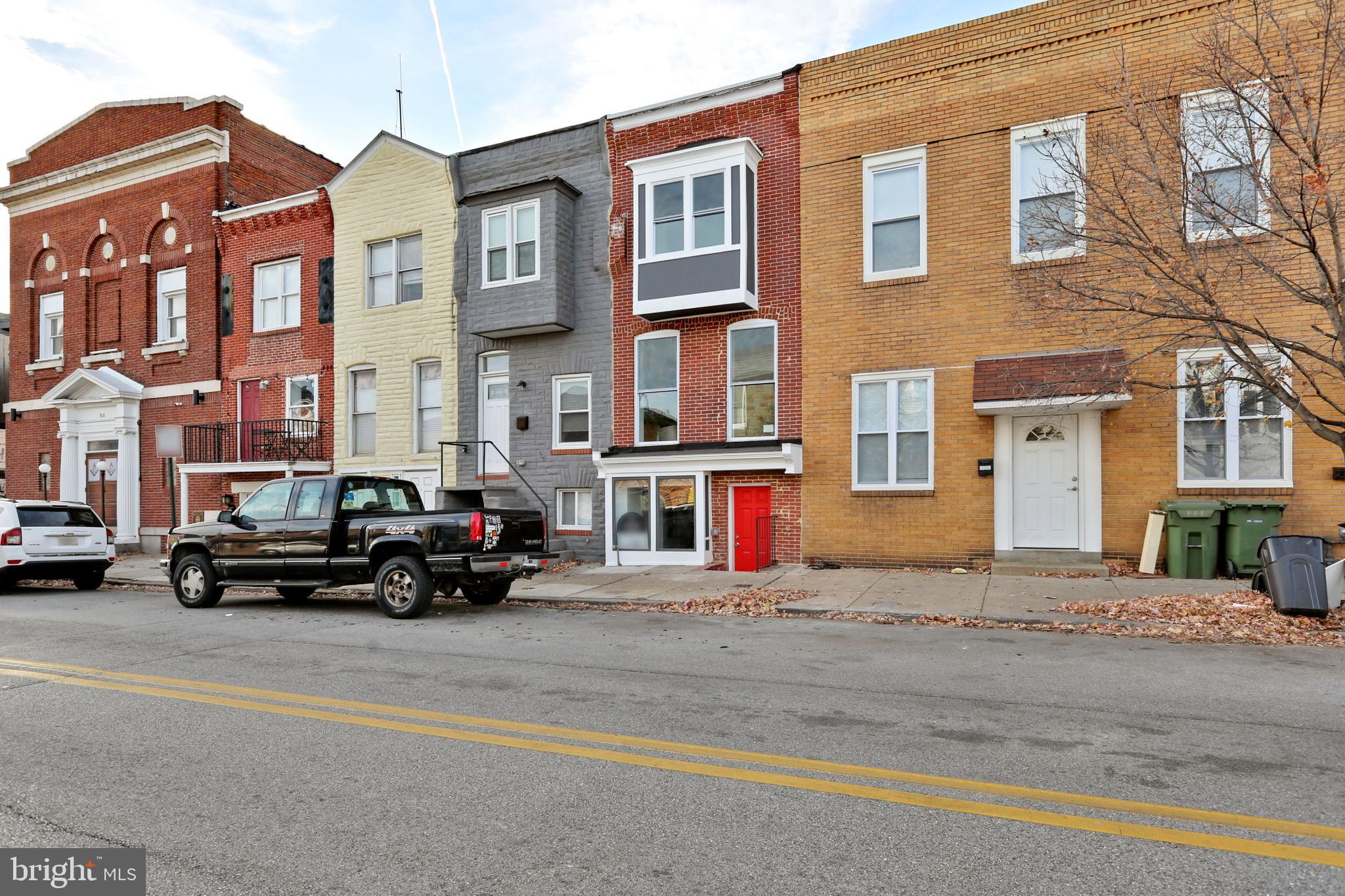 BRAND NEW RENOVATION BY BRD CONTRACTING LOCATED IN THE HEART OF HIGHLANDTOWN ON SOUGHT AFTER BLOCK. GLISTENING HARDWOODS CASCADE THROUGHOUT. ENJOY WHITE CUSTOM CABINETRY, UPGRADED TRIM AND PAINT PACKAGE, IMPORTED TILE, GRANITE COUNTERTOPS, SS APPLIANCES IN DESIGNER CHEF'S KITCHEN. TONS OF NATURAL LIGHT. RECLAIMED WOODEN FLOATING SHELVES. FINISHED LOWER LEVEL. HIGH CEILINGS. TONS OF STORAGE. EXPOSED BRICK. WALK-IN SHOWERS. WALK-IN CLOSETS. SPACIOUS 2 BEDROOMS WITH 3 FULL BATHROOMS. SECONDARY GREAT ROOM IS GREAT FOR GYM, PLAYROOM, LIBRARY, OFFICE, OR 3RD BEDROOM. PRIVATE REAR PATIO OFF KITCHEN. CLOSE PROXIMITY TO RETAIL SHOPPING, LOCAL DINING, PATTERSON PARK, AND ALL MAJOR HIGHWAYS. SCHEDULE A PRIVATE TOUR TODAY.