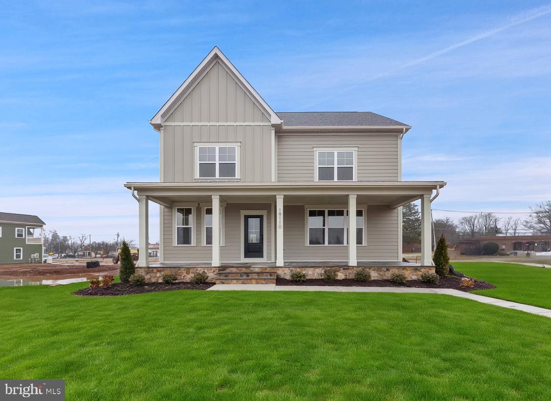 Discover The Terrace at Ferry Crossing, a stunning new home by Mid-Atlantic Builders that blends modern design, comfort, and style in one impressive package. This spacious residence features a 2-car rear-load garage, welcoming open kitchen, private main-level study, and a dramatic 2-story family room with fireplace that opens to the deck for easy indoor-outdoor living. Upstairs, enjoy a luxurious primary suite with tray ceiling, private terrace, spa-inspired bath and walk-in closet, plus two secondary bedrooms with a convenient dual-entry bath and an upper-level laundry room. The finished lower level is an entertainer’s dream with a large rec room, wet bar, full bath, and abundant unfinished space for storage or future expansion, showcasing the thoughtful design and quality craftsmanship Mid-Atlantic Builders is known for.