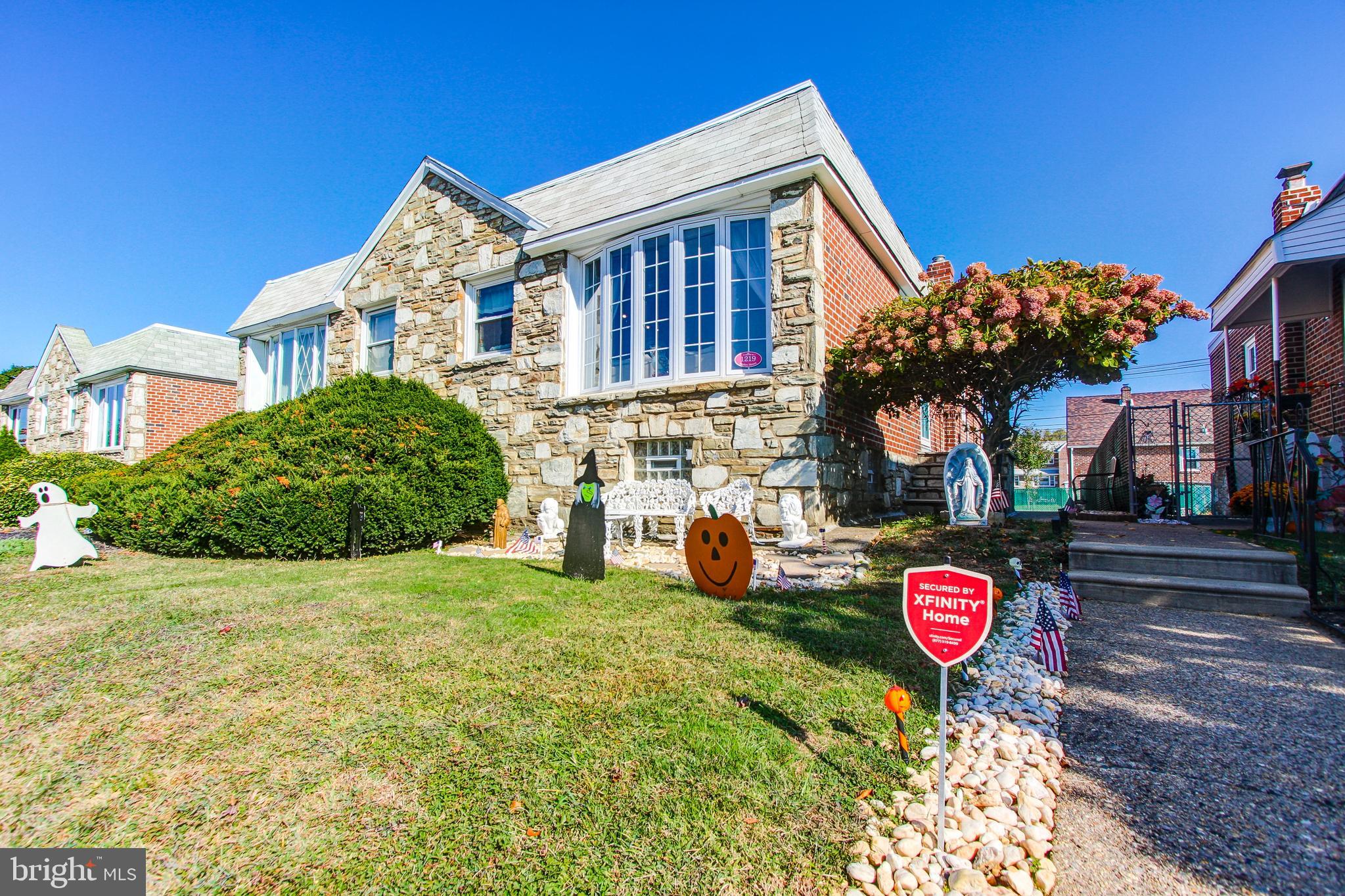 Immaculate stone front Twin Ranch with 3 bdrm, 1.1 bath loc on a quiet one way street in desirable "Fox Chase".  Side entry- into the formal living room with refinished hardwood floors, huge bow window, open view of the updated kitchen w/breakfast bar, new backsplash, dishwasher, stainless steel sink &  appliances, refrig included.  Hardwood flrs throughout, formal dining rm, down the hall is a double coat closet, updated c/t hall bath with custom tile shower surround, linen closet and 3 spacious bedrooms.  New HVAC system, ceiling fans and replacement windows.   Downstairs is a HUGE  finished fam rm, HUGE storage room and a HUGE separate utility/laundry (W & D incl)  &  mechanical rm plus a convenient - updated powder rm, gas HWH, new 100 Amp electric,.  Exit to Rear yard, 1 car garage and driveway - for off street parking.   Move in condition.  Some furniture negotiable.  Walking distance to shopping, restaurants, pharmacies, schools and transportation. Easy to see and move in ready!