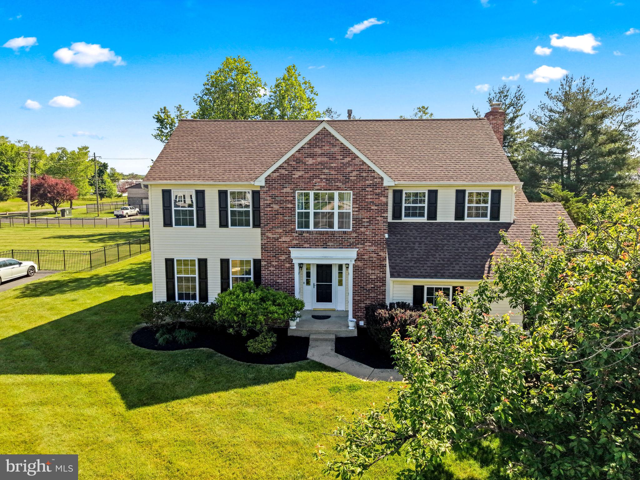 Welcome to this beautifully updated home in the highly desirable Symphony Estates community!! Situated on a beautifully landscaped lot of over half an acre, this impressive 2,542 square foot residence offers 4 bedrooms, 2.5 bathrooms, and an exceptional blend of comfort, style, and modern upgrades.
Step inside to discover top of the line hardwood flooring throughout and a thoughtfully designed floor plan featuring a spacious living room, formal dining room, and a warm, inviting family room with a wood-burning fireplace. The family room flows seamlessly into the stunning, newly remodeled eat-in kitchen, complete with quartz countertops, a large center island, abundant cabinet and counter space, and top of the line stainless steel appliances.
The upper level features a luxurious primary suite with a private sitting area, walk-in closet, and a beautifully renovated en-suite bathroom showcasing a double vanity, walk-in shower, and soaking tub. Three additional generously sized bedrooms offer ample closet space and share a well appointed full bathroom featuring a double vanity, providing added convenience for family and guests alike.
Additional living space can be found in the newly finished basement, offering endless possibilities for recreation, entertainment, a home office, or a fitness area. Outside, enjoy the recently constructed rear deck overlooking the expansive fenced backyard, creating the perfect setting for outdoor gatherings, play, and relaxation.
Additional highlights include a convenient first-floor powder room, a new HVAC system, premium finishes throughout, and numerous recent upgrades that make this home truly move in ready. Ideally located near award winning schools, parks, shopping, dining, and major commuter routes, this exceptional property offers the perfect combination of luxury, functionality, and location.
Don't miss your chance to make this house your home!! Schedule your showings today!!