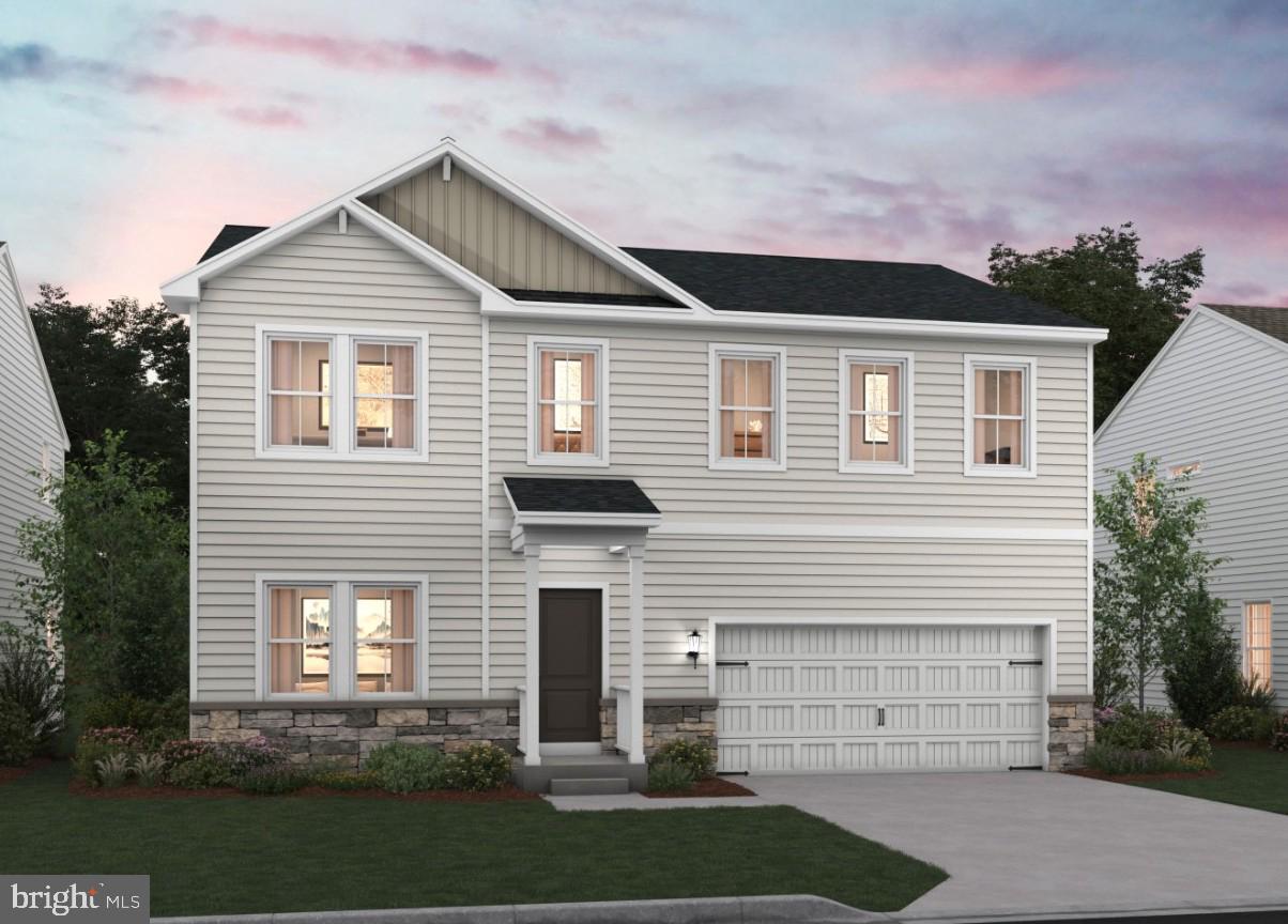 Under Construction – MAY MOVE-IN!  Fall in love with the Water Lily, a stunning 5-bedroom, 3-bath home designed with modern elegance, comfort, and functionality in mind.  The main level features an open flexible living space perfect for additional living space or work-from-home needs. Enjoy an open-concept kitchen complete with a center island that flows seamlessly into the dining area and spacious family room, ideal for everyday living and entertaining.  Additionally, you will find an extra bedroom and full bath on the main level, ideal for guests, in-laws, or private office! The upstairs includes a central loft area, 3 secondary bedrooms, laundry room and spacious Primary Bedroom.  This home also features our designer curated Farmhouse Look which includes 42” staggered upper cabinets and floating shelves, adding a sense of charm and providing a unique space to display your favorite decor or dinnerware. A Farmhouse white apron front sink completes the modern Farmhouse Look along with sleek seamless Quartz kitchen countertops and stainless-steel appliances. Vintage inspired lighting, rustic main level flooring, and farmhouse finishes complete the Farmhouse charm throughout the home. The Water Lily at Huntwell West is conveniently located within minutes from shopping, dining, and outdoor adventures. Explore nearby gems like Historic Harpers Ferry, Historic Shepherdstown and Downtown Charles Town, just minutes from Hollywood Casino at Charles Town Races. Enjoy close proximity to commuter routes to Washington, D.C., Frederick, MD, and Northern Virginia. Call today to schedule your private tour! Ask about our closing costs assistance with KHovnanian American Mortgage. **Photos are of a decorated Oleander Model Home and similar home/features and may not reflect current home finishes. Pricing, options, and promotions are subject to change without notice.